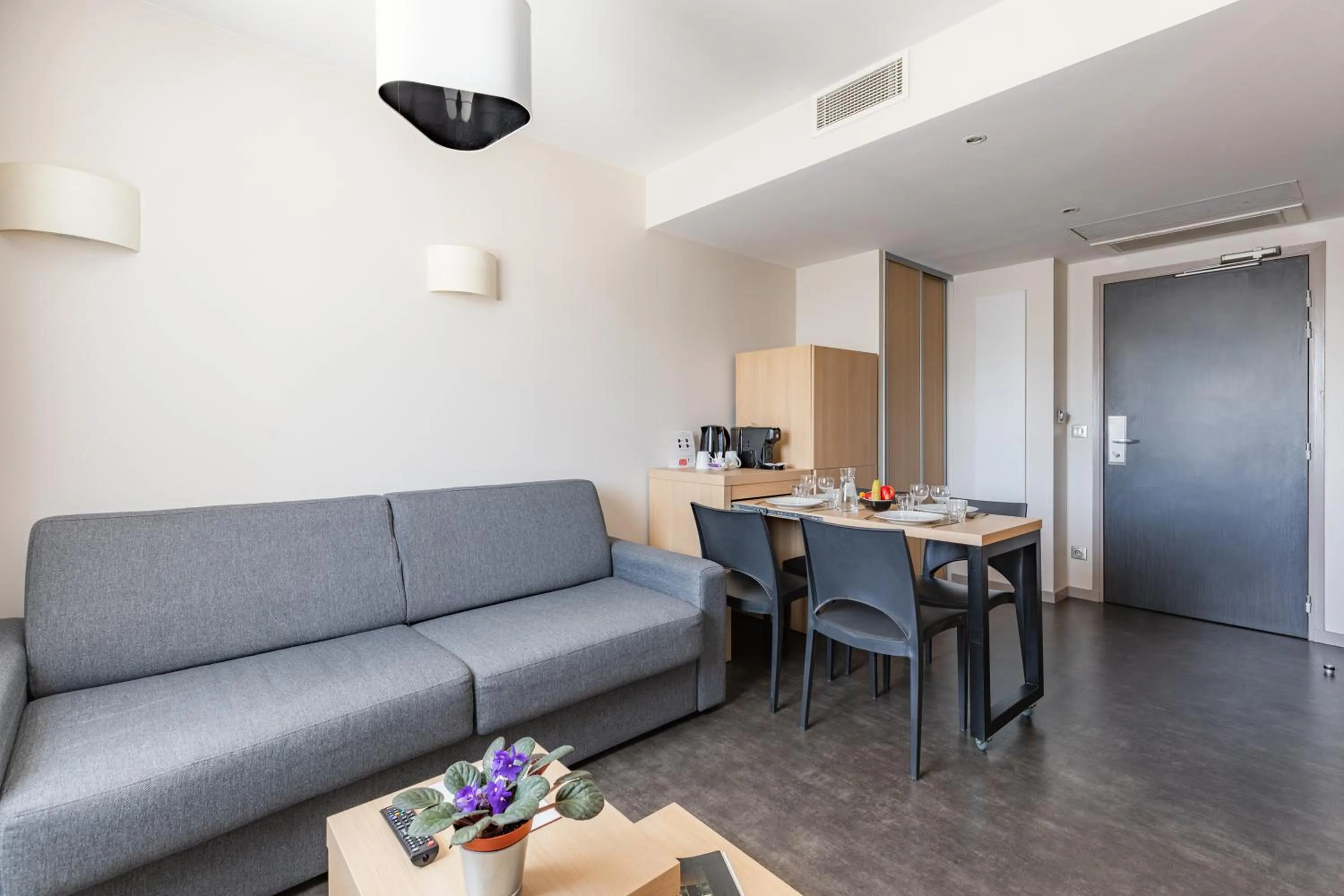 Living room in Appart’City Confort Lyon Cité Internationale