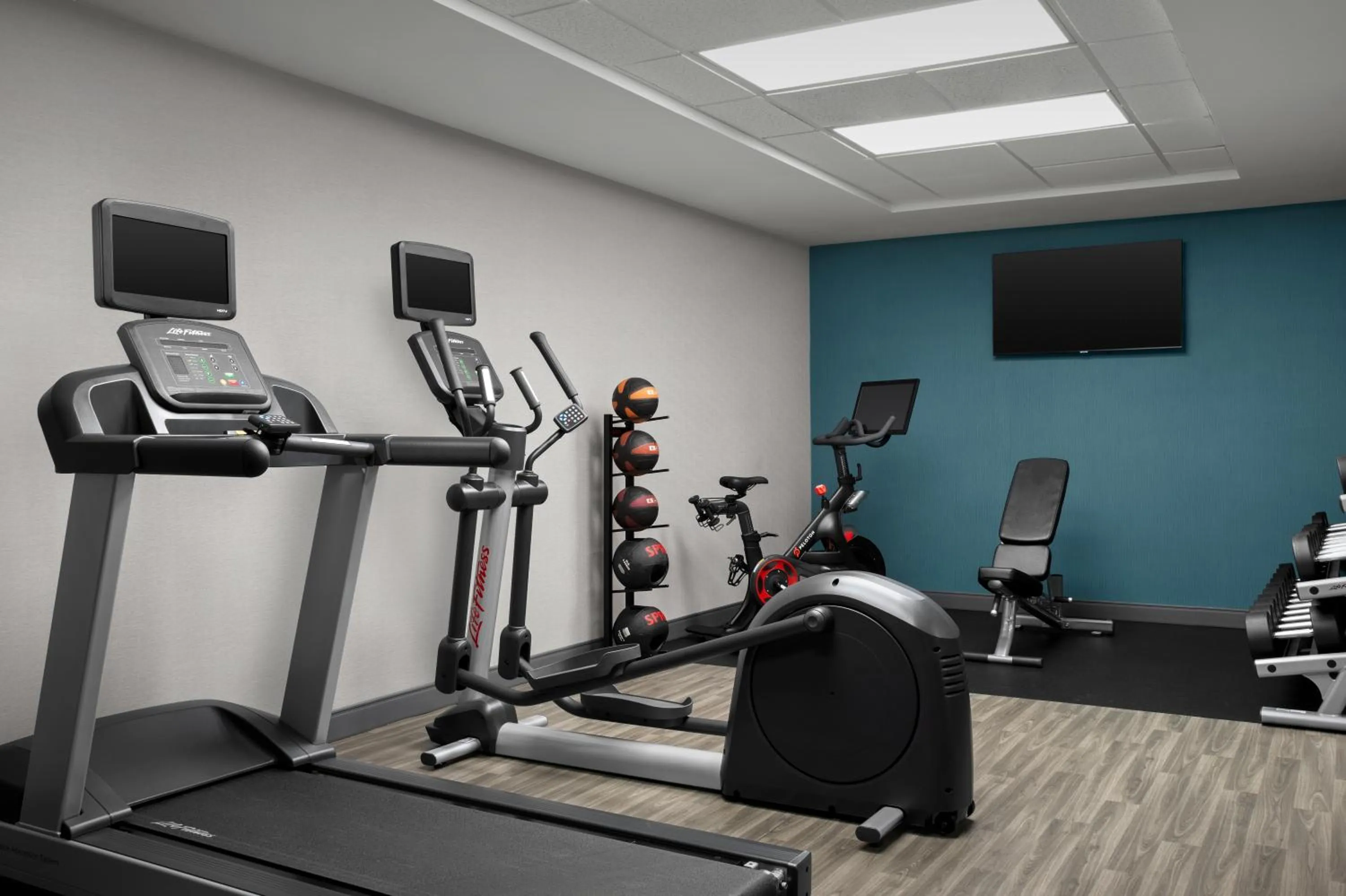 Fitness centre/facilities in Hampton Inn by Hilton Panama City Beach
