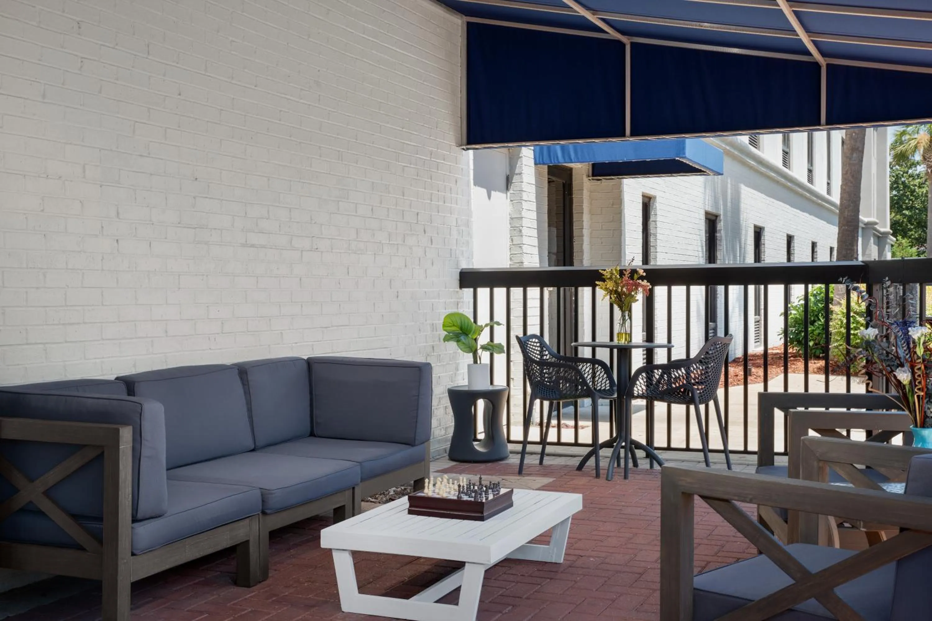 Patio in Hampton Inn by Hilton Panama City Beach