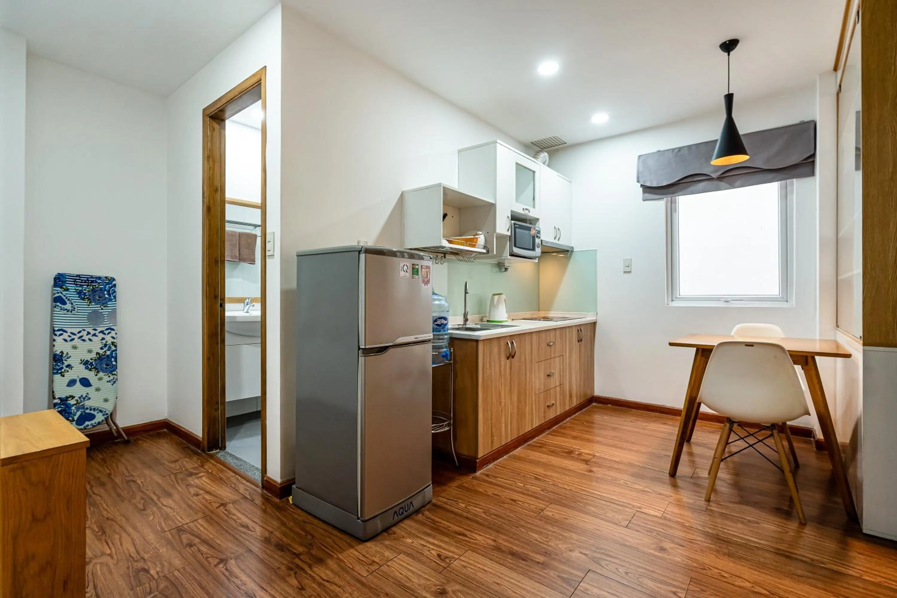 Kitchen or kitchenette in SaigonOne Serviced Apartment