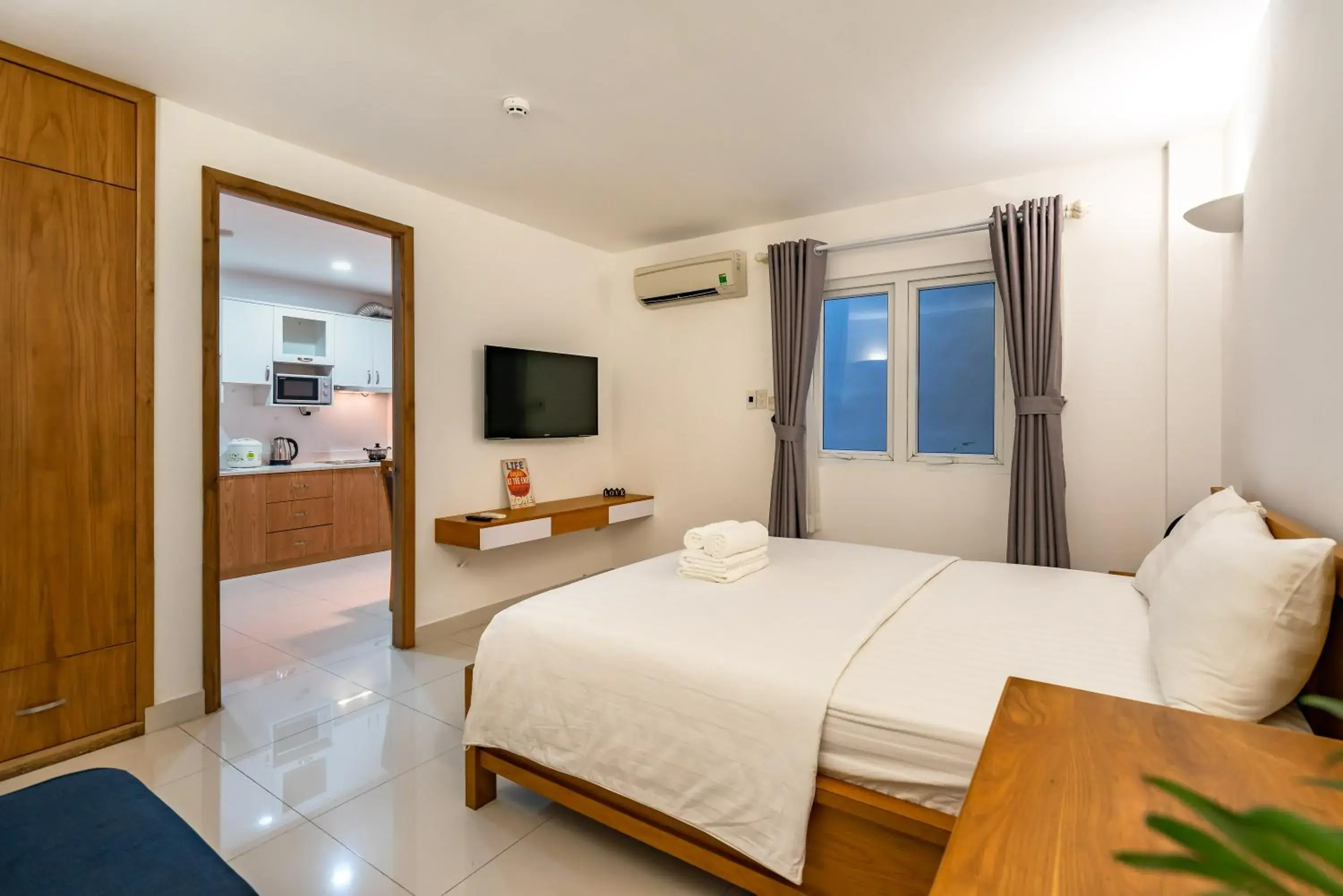 Bedroom, Bed in SaigonOne Serviced Apartment Bedroom, Bed in SaigonOne Serviced Apartment