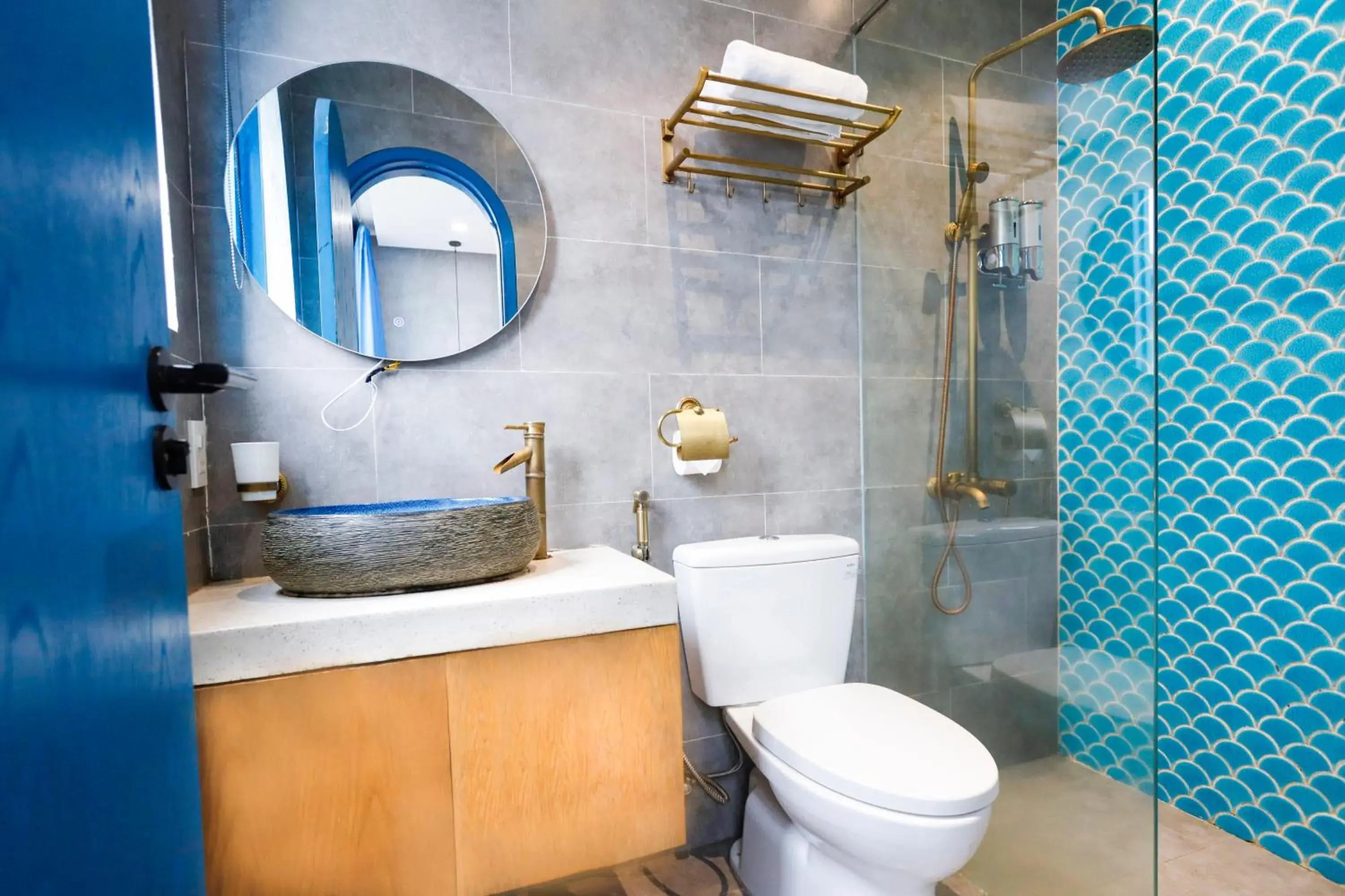 Triple Room with City View in Tò Vò Hostel Huế Triple Room with City View in Tò Vò Hostel Huế