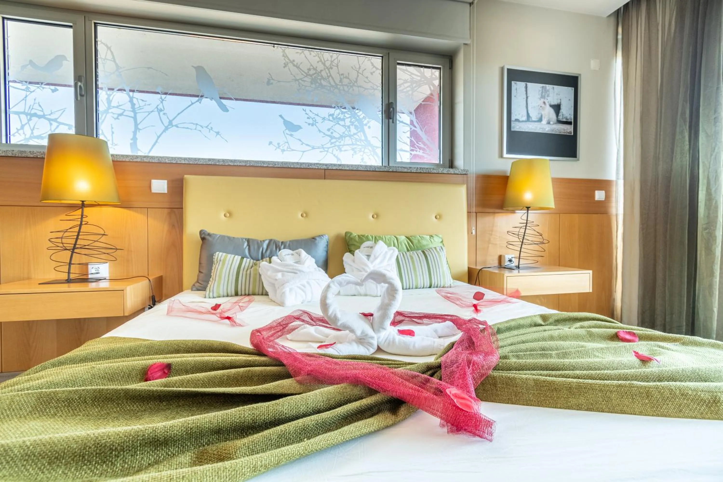 Decorative detail, Bed in Hotel Santa Margarida