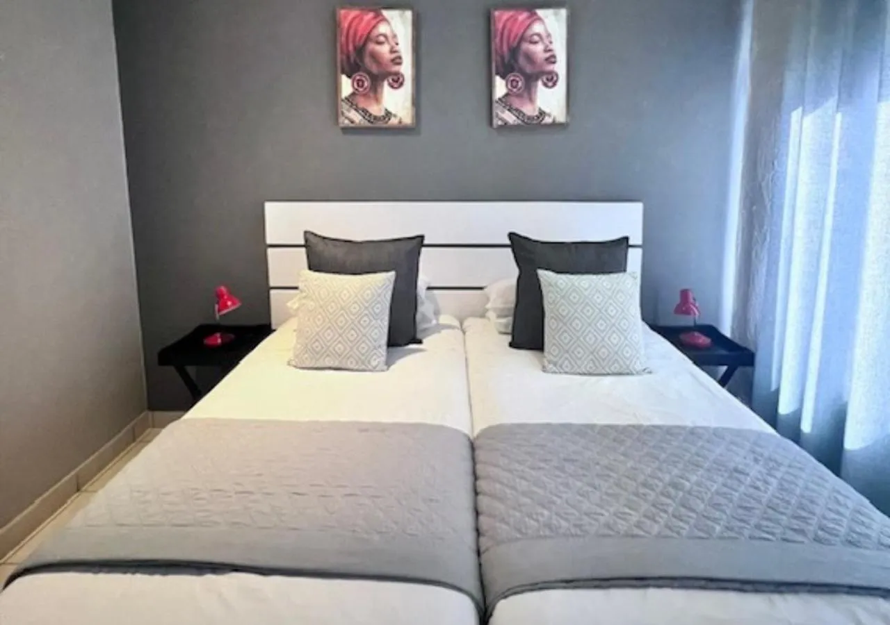 Bedroom, Bed in Turaco Lodge - No Loadshedding