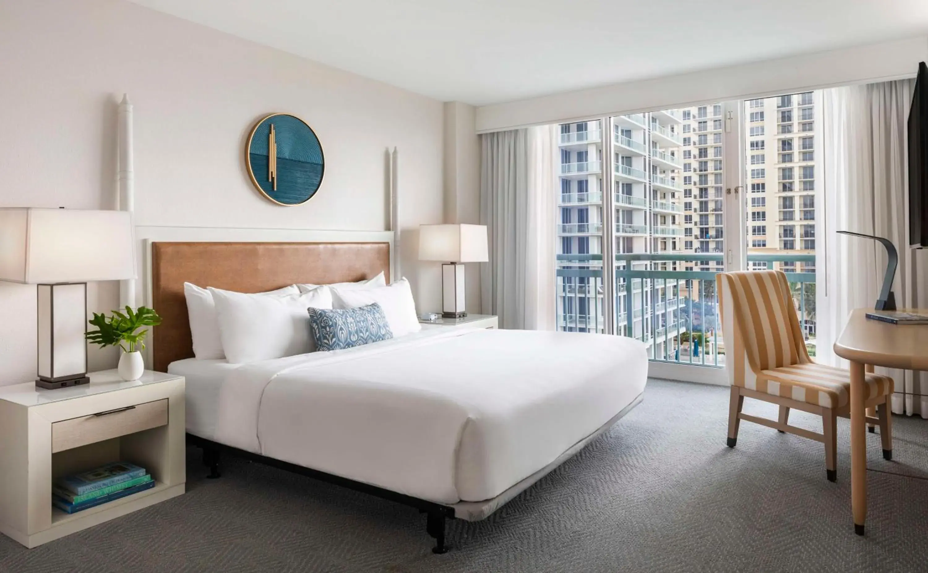 Standard King Room with View - Hearing Accessible in The Singer Oceanfront Resort, Curio Collection by Hilton Standard King Room with View - Hearing Accessible in The Singer Oceanfront Resort, Curio Collection by Hilton