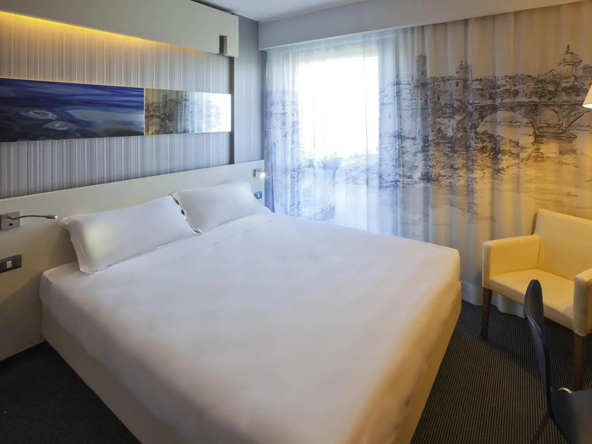 Bedroom, Bed in Ibis Styles Roma Eur Bedroom, Bed in Ibis Styles Roma Eur