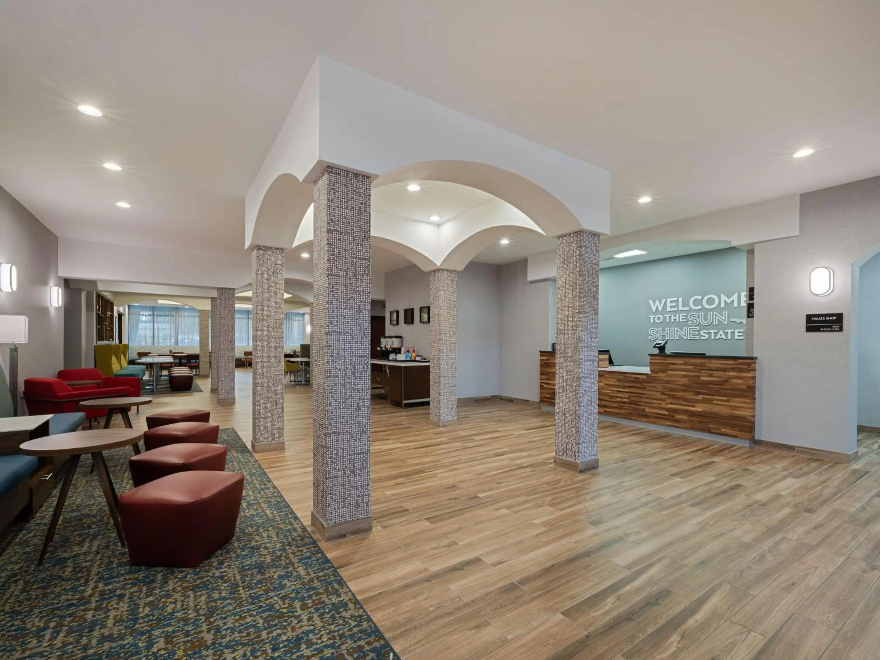 Lobby or reception in Hampton Inn West Palm Beach-Florida Turnpike