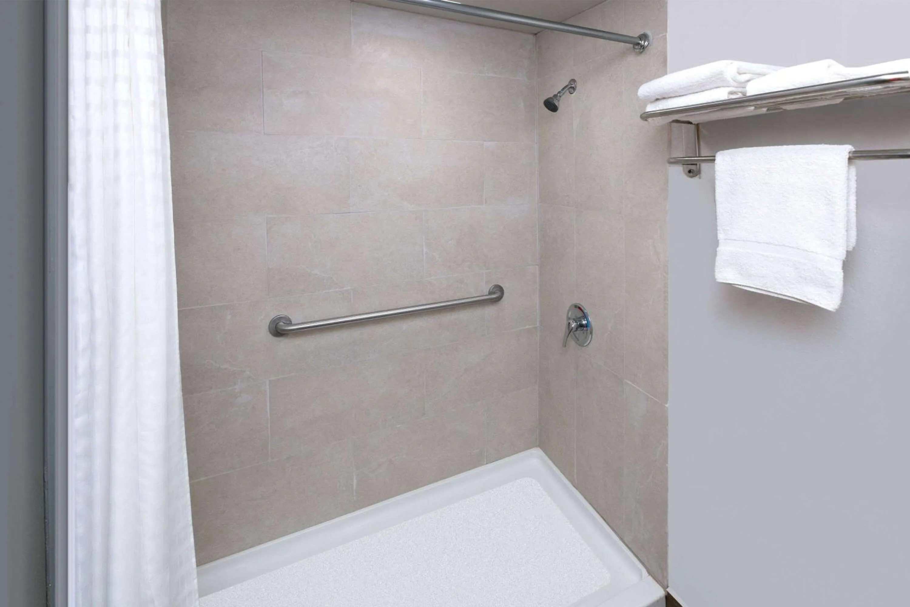 Shower in Days Inn by Wyndham South Fort Worth