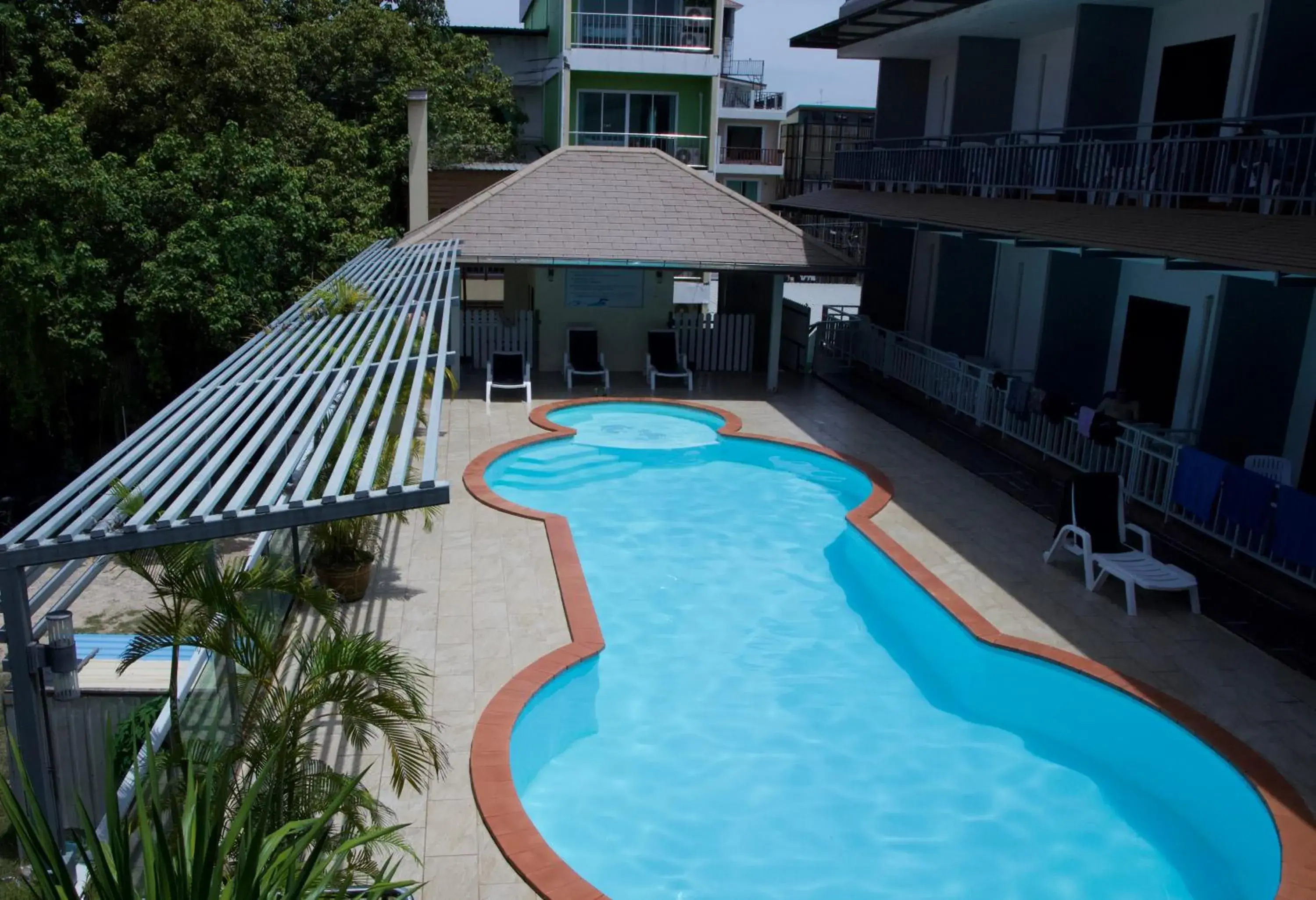Pool view in CHA AM MY HOUSE Resort Pool view in CHA AM MY HOUSE Resort