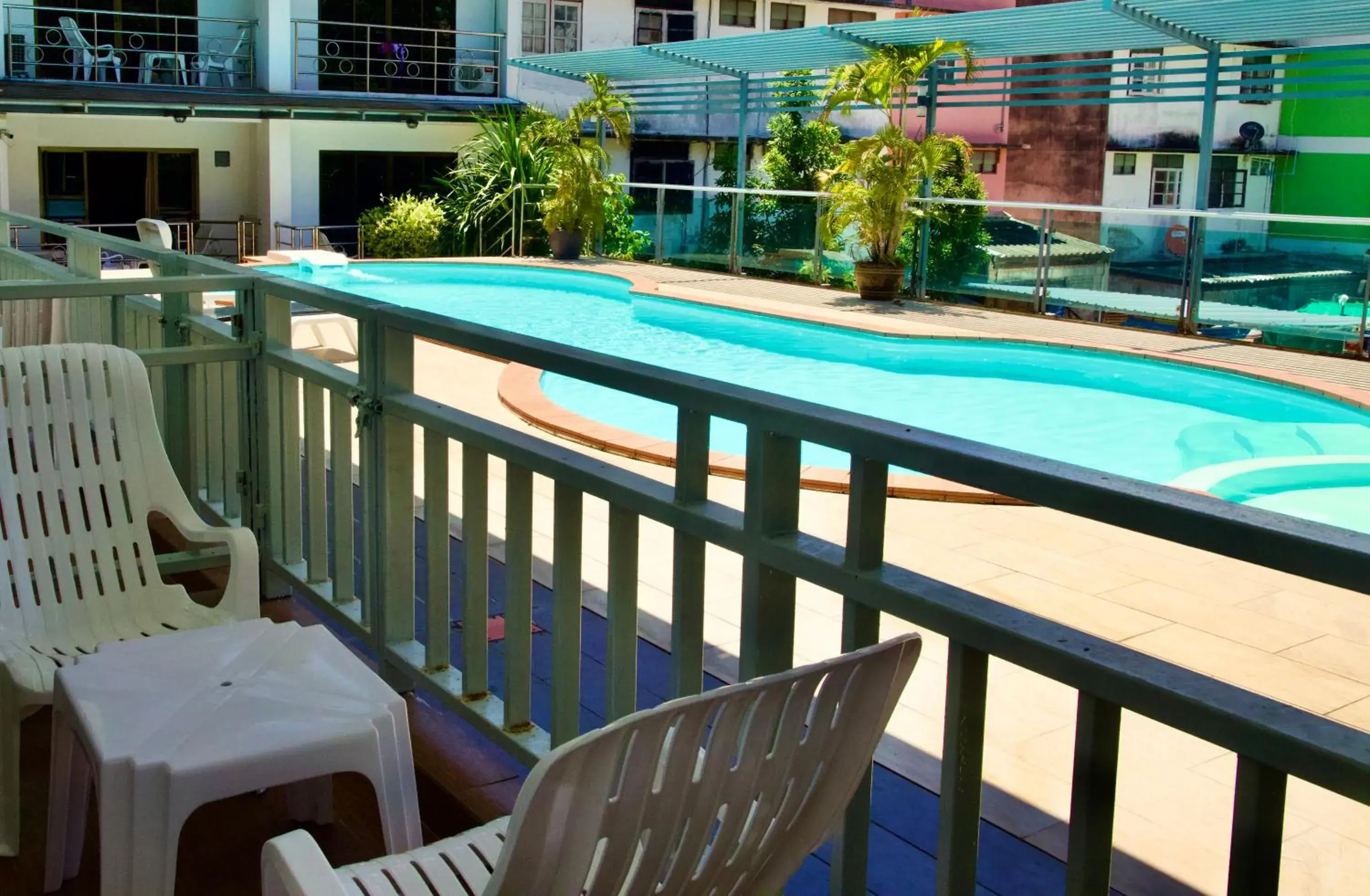 Pool view in CHA AM MY HOUSE Resort Pool view in CHA AM MY HOUSE Resort