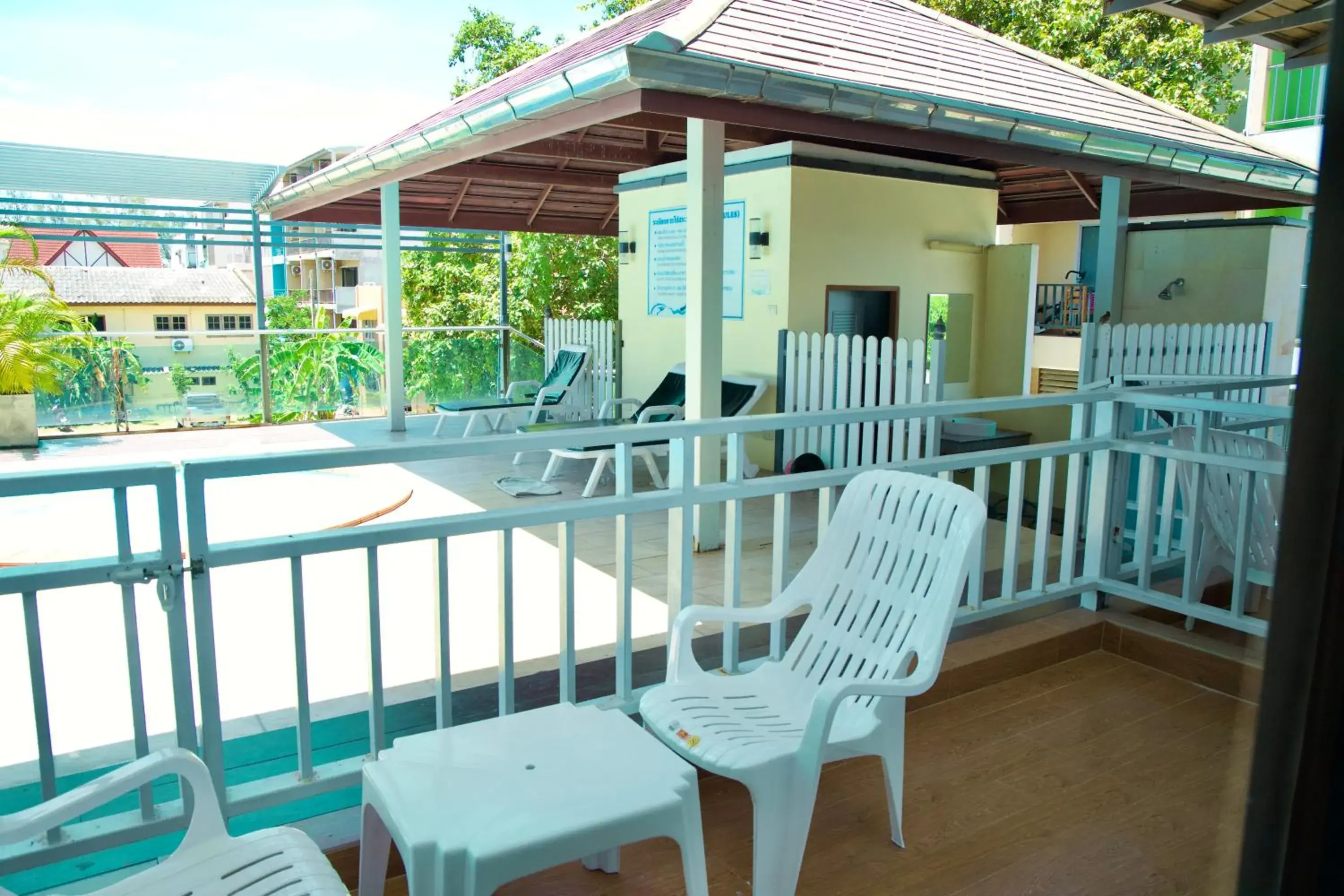 Pool view in CHA AM MY HOUSE Resort Pool view in CHA AM MY HOUSE Resort