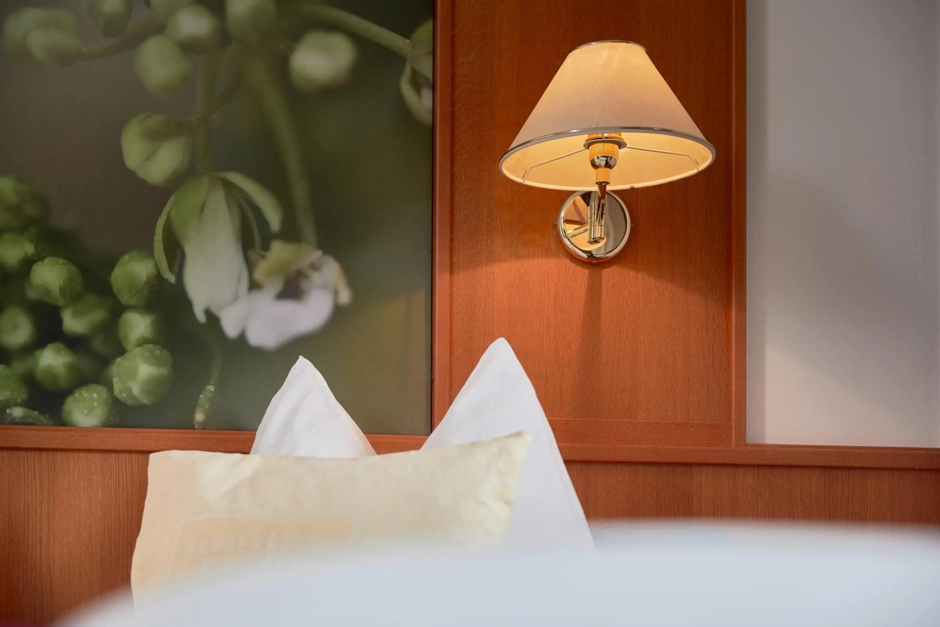 Decorative detail, Bed in Wanderhotel Kirchner