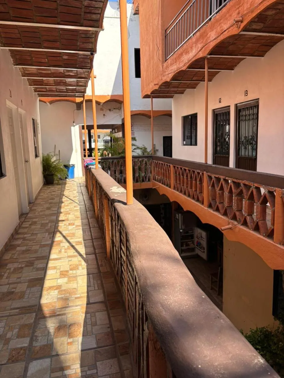 Patio in Bungalows Flamingos