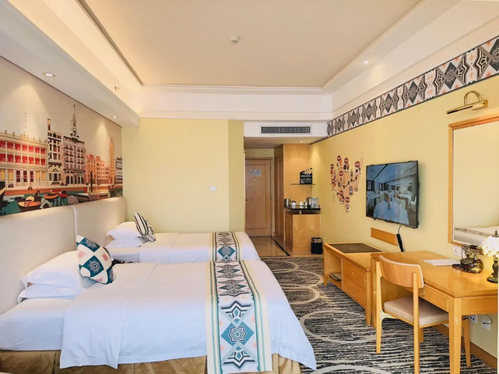 Guangzhou Memory Twin Room in Baiyun Hotel Guangzhou Guangzhou Memory Twin Room in Baiyun Hotel Guangzhou