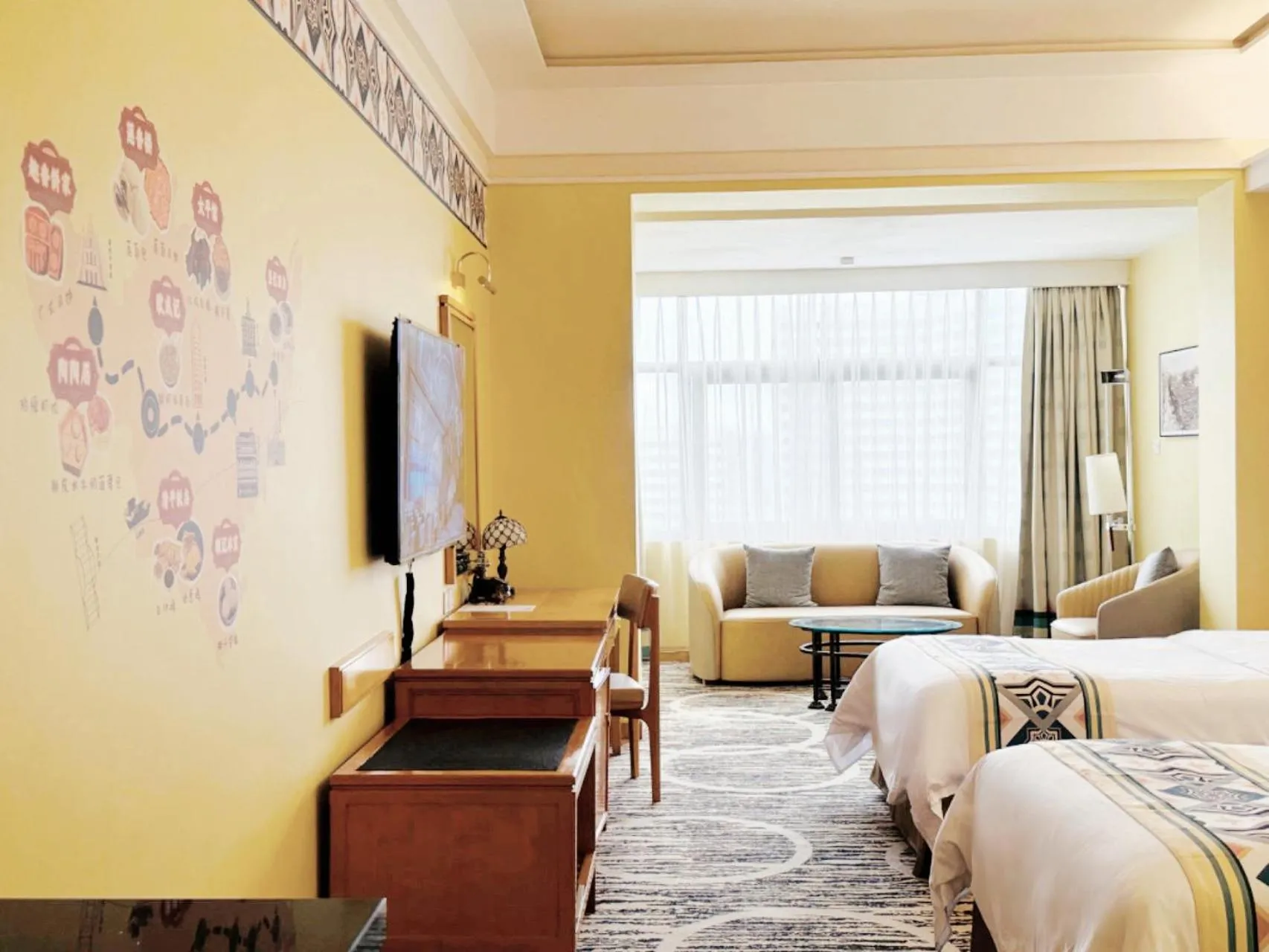 Photo of the whole room, Bed in Baiyun Hotel Guangzhou