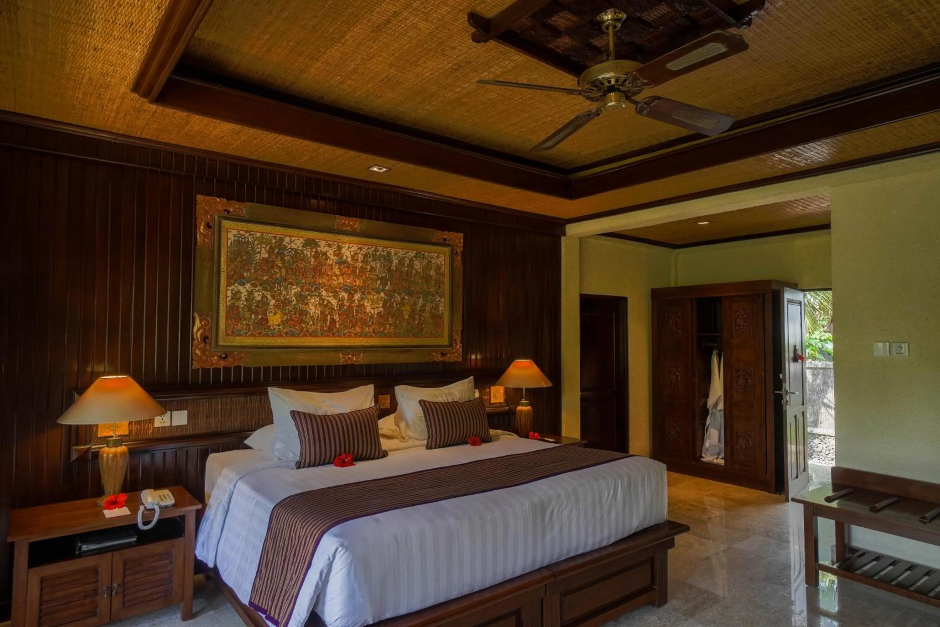 Bed in Hotel Tjampuhan Spa