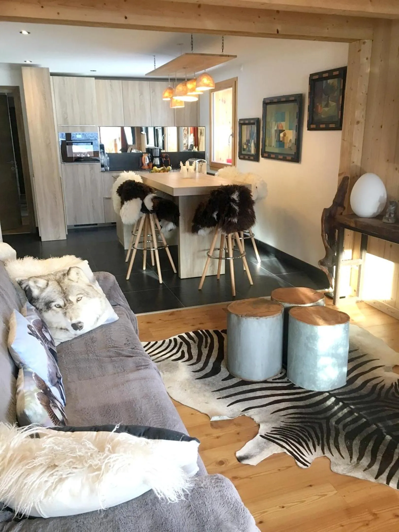 Appartement moderne à Le Grand-Bornand 70 m² avec vue montagne
