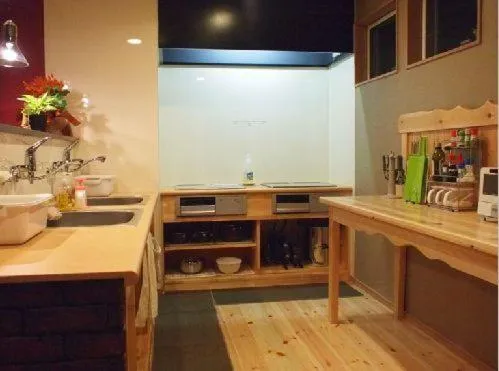 Kitchen or kitchenette in Aso Base Backpackers