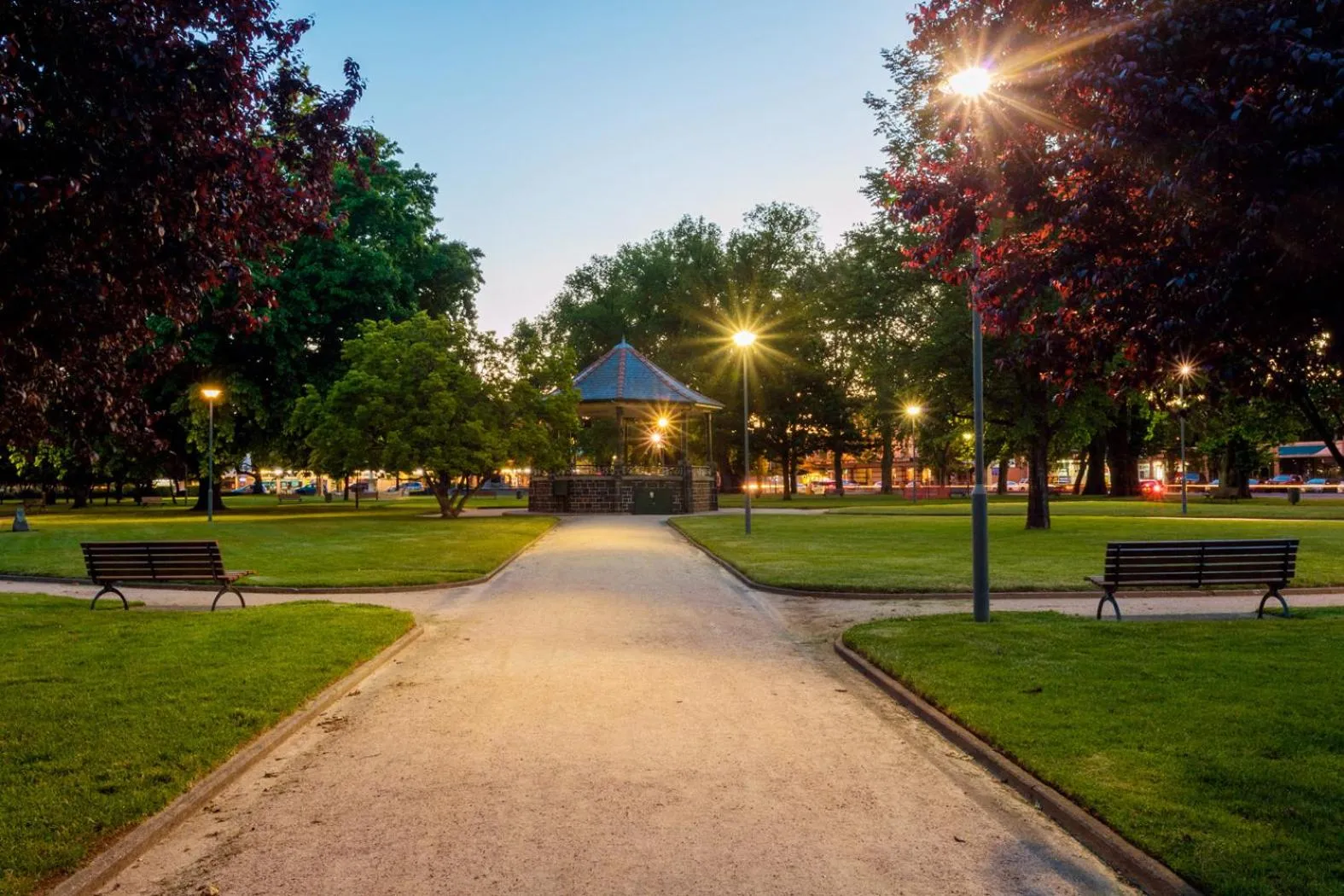 Neighbourhood in Summer East Apartments