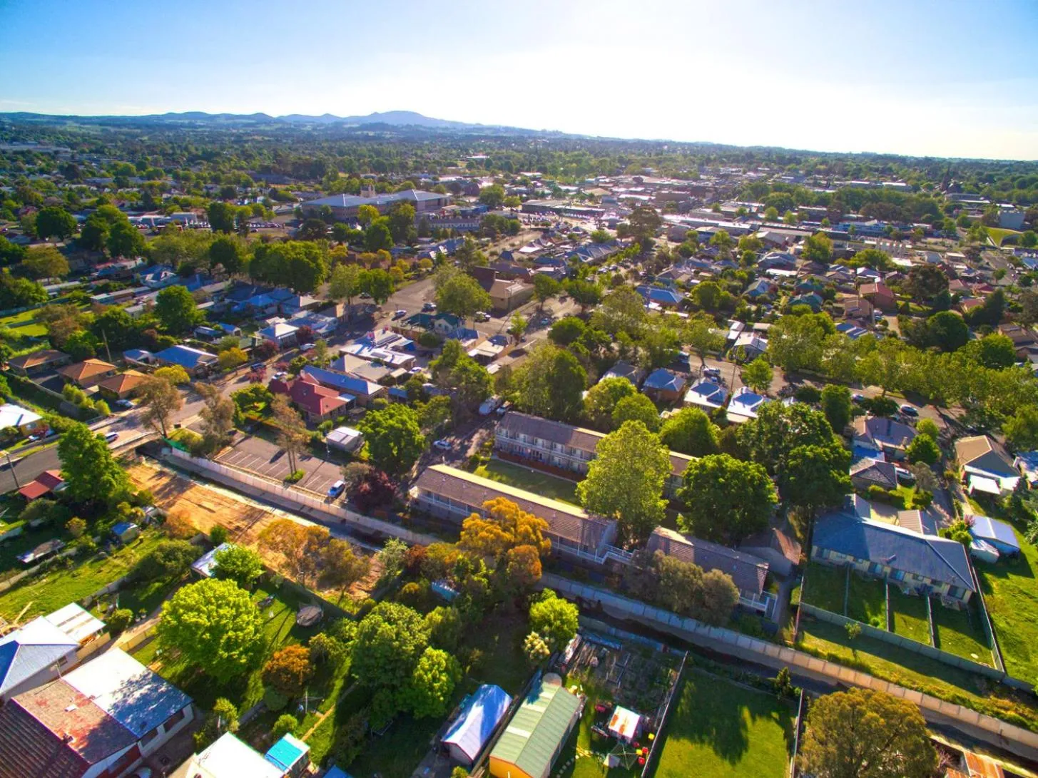 Bird's eye view in Summer East Apartments