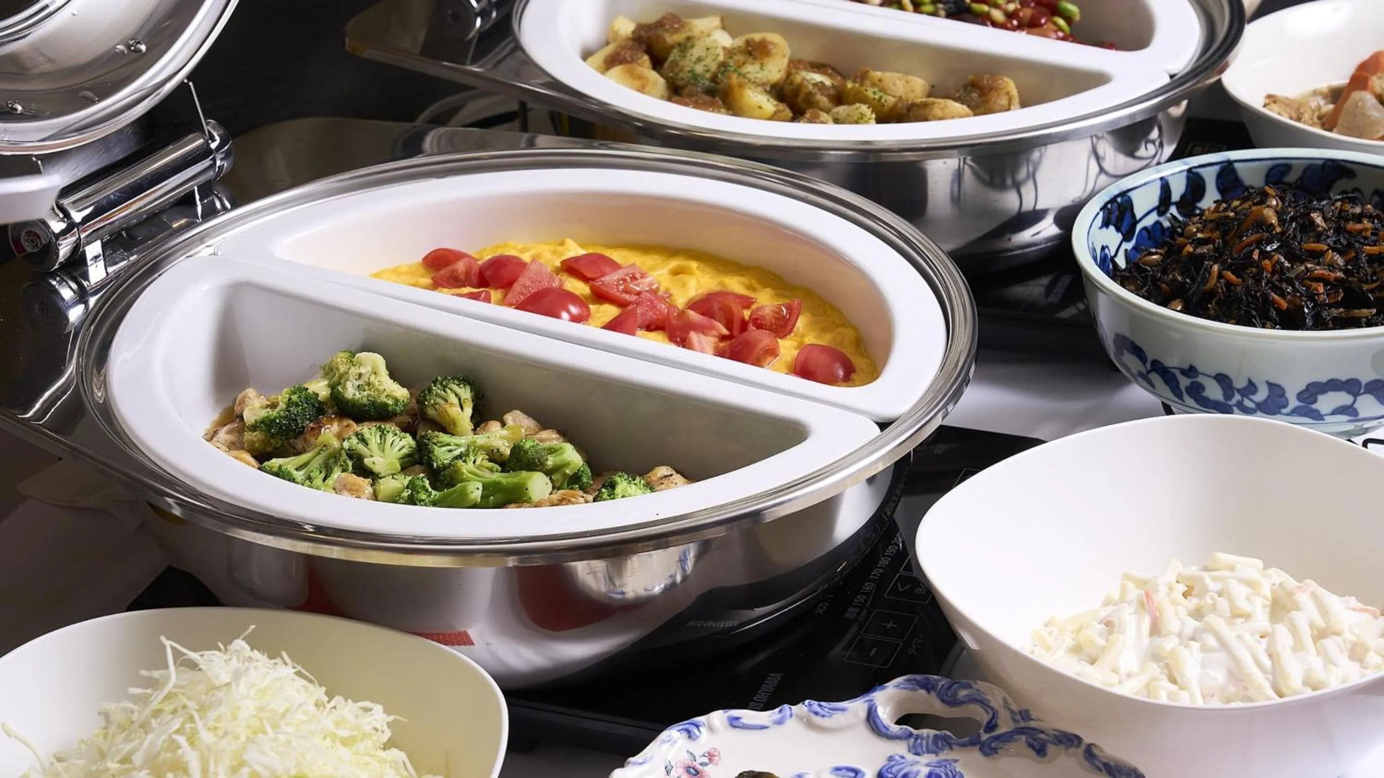 Buffet breakfast in Select Inn Nagoya Iwakura Eki-mae