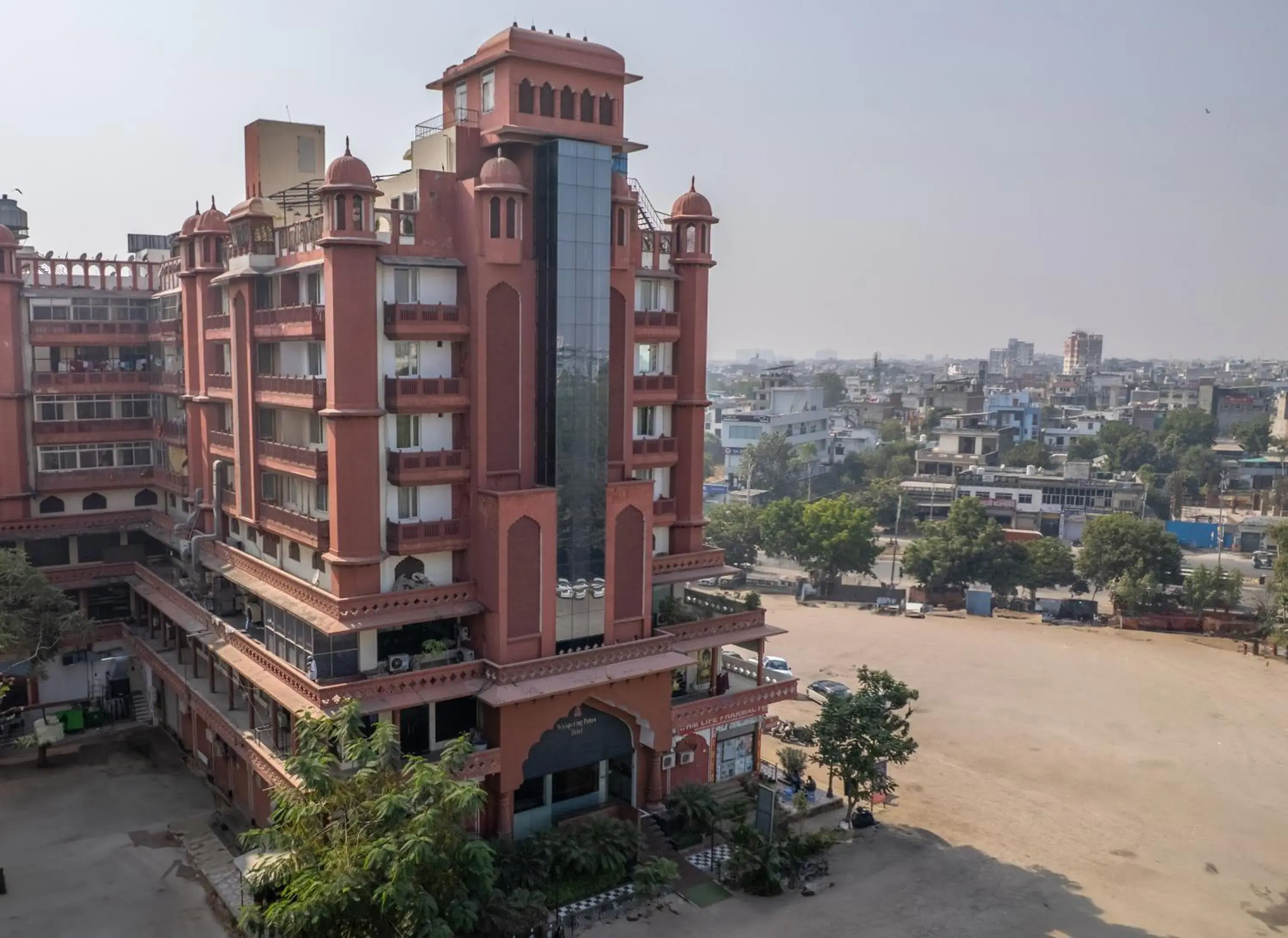 Facade/entrance in Whispering Palms Hotel Jaipur Facade/entrance in Whispering Palms Hotel Jaipur