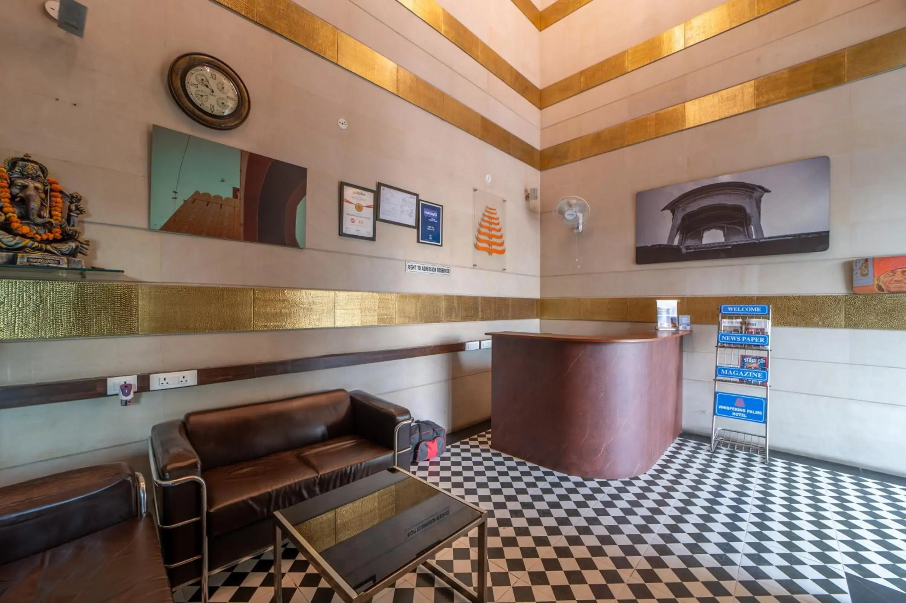 Facade/entrance in Whispering Palms Hotel Jaipur Facade/entrance in Whispering Palms Hotel Jaipur