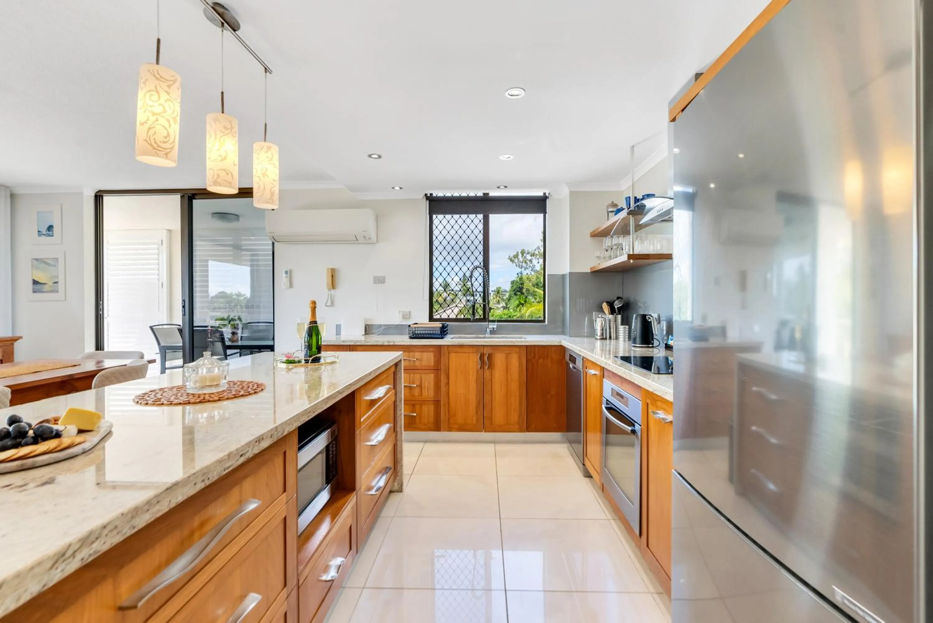 kitchen in Argosy On The Beach