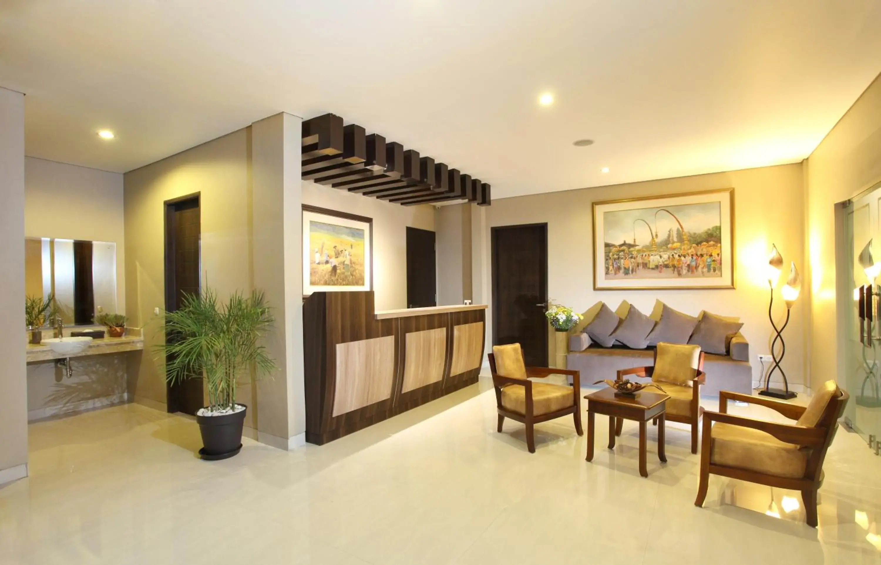 Lobby or reception in d'Penjor Seminyak Lobby or reception in d'Penjor Seminyak
