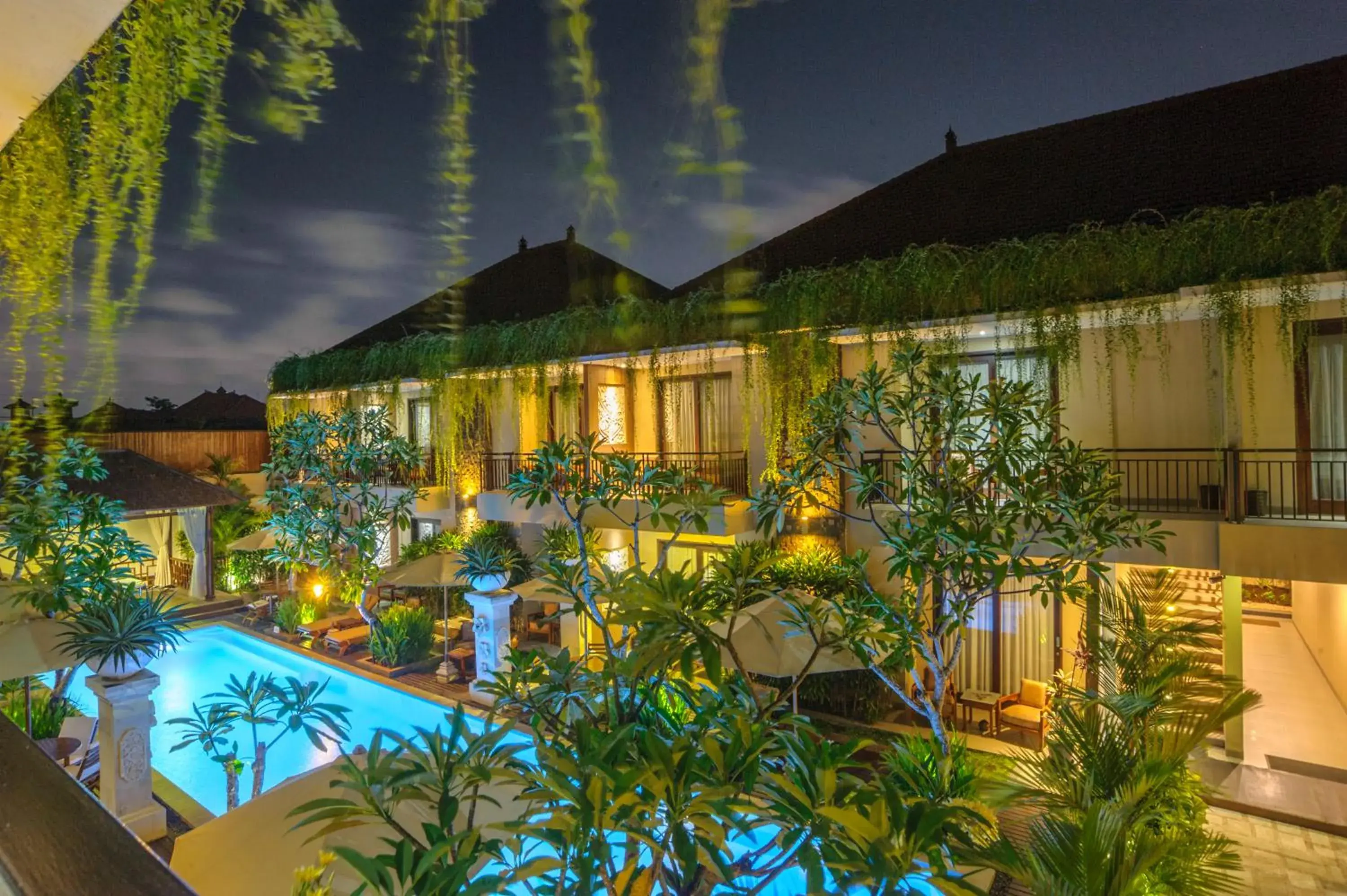 Garden view in d'Penjor Seminyak Garden view in d'Penjor Seminyak