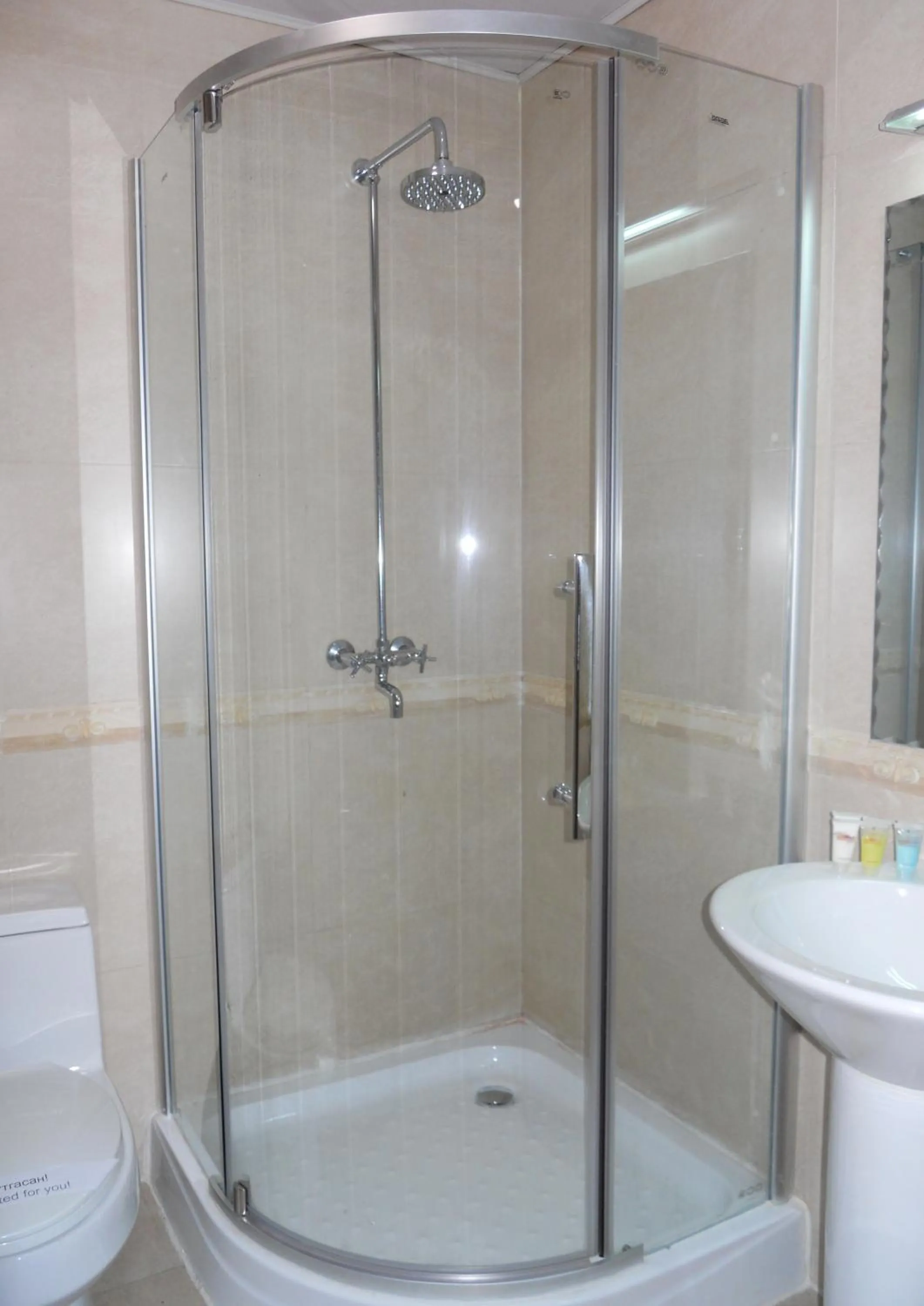 Shower in New West Hotel