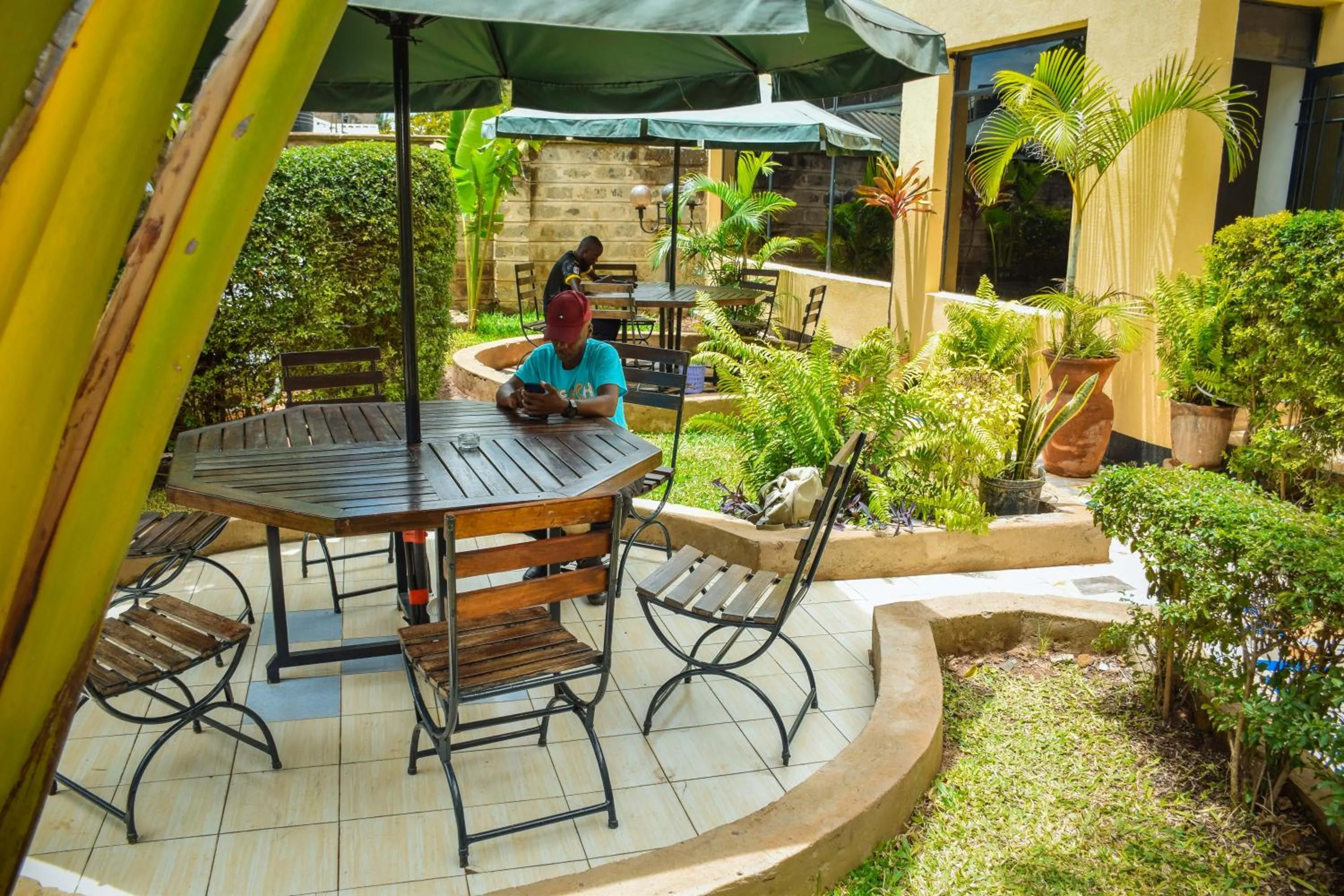 Garden view in Zarita Boutique Hotel