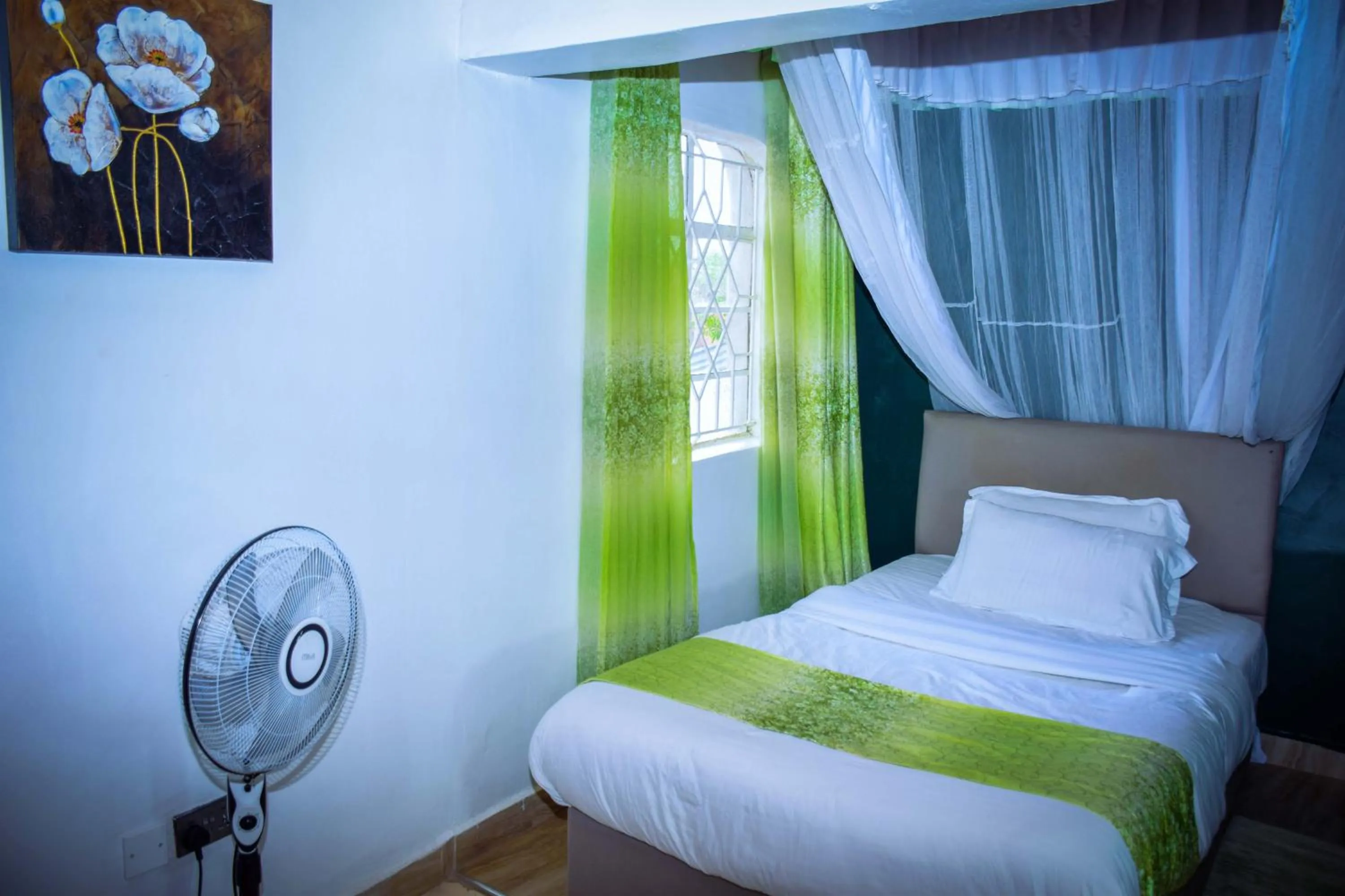 Bed in Zarita Boutique Hotel