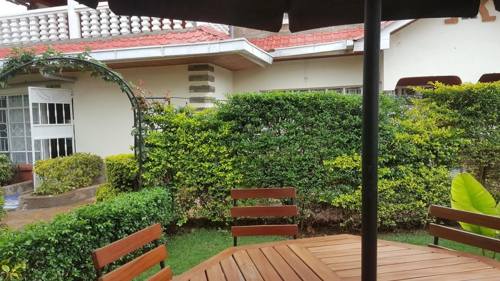 Garden view in Zarita Boutique Hotel