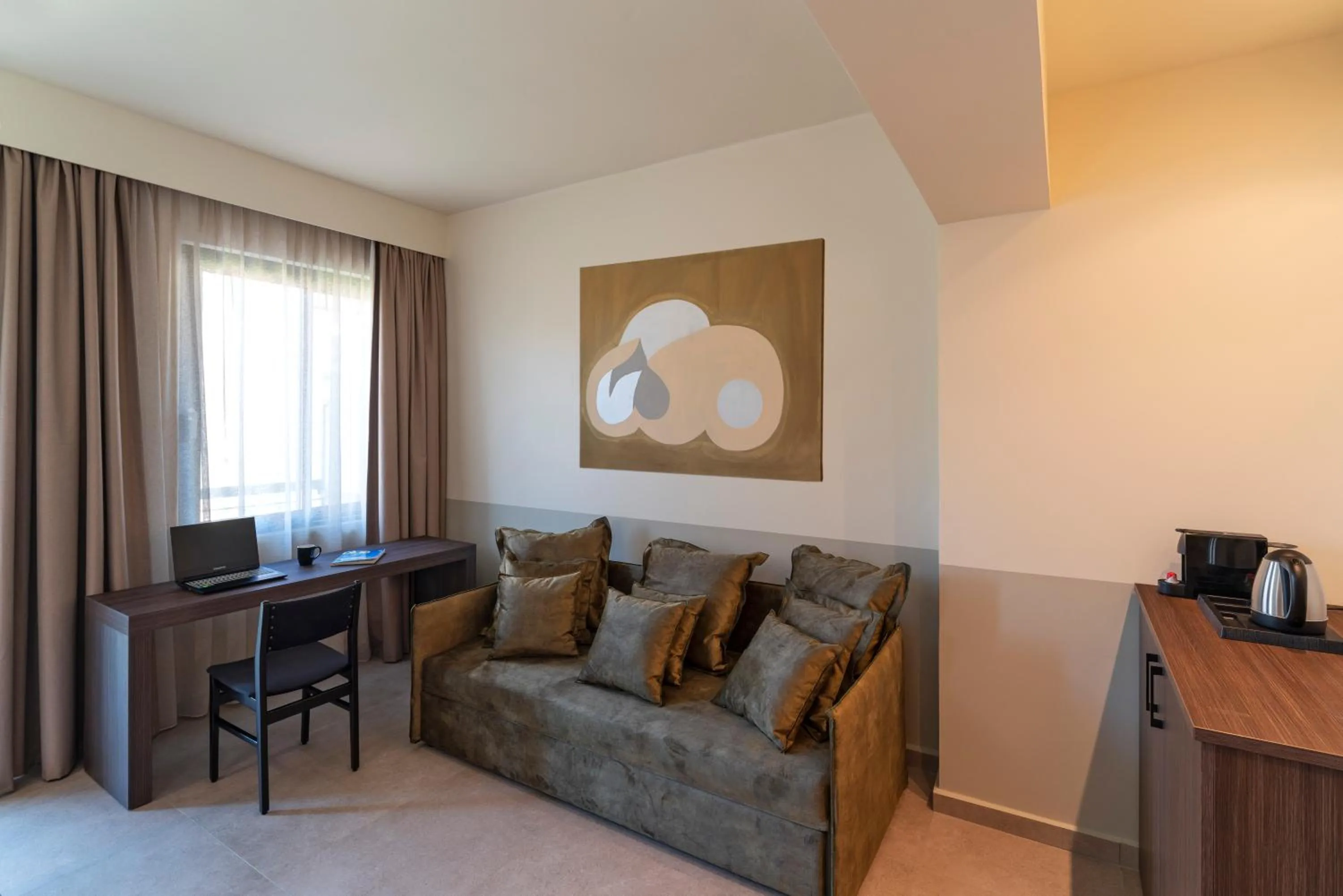 Living room in Mariette Rhodes Urban Suites