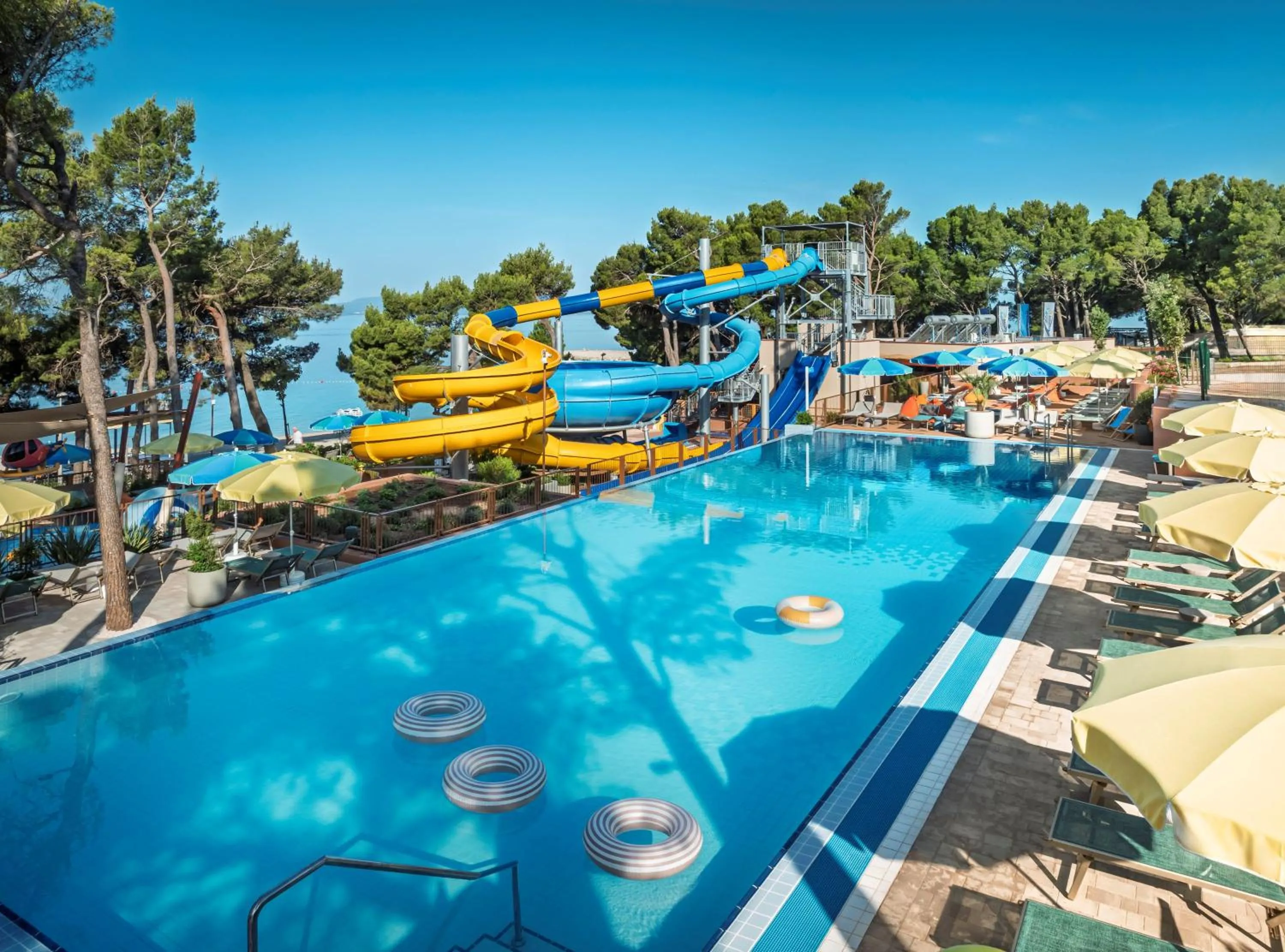 Swimming pool in Sunny Makarska by Valamar