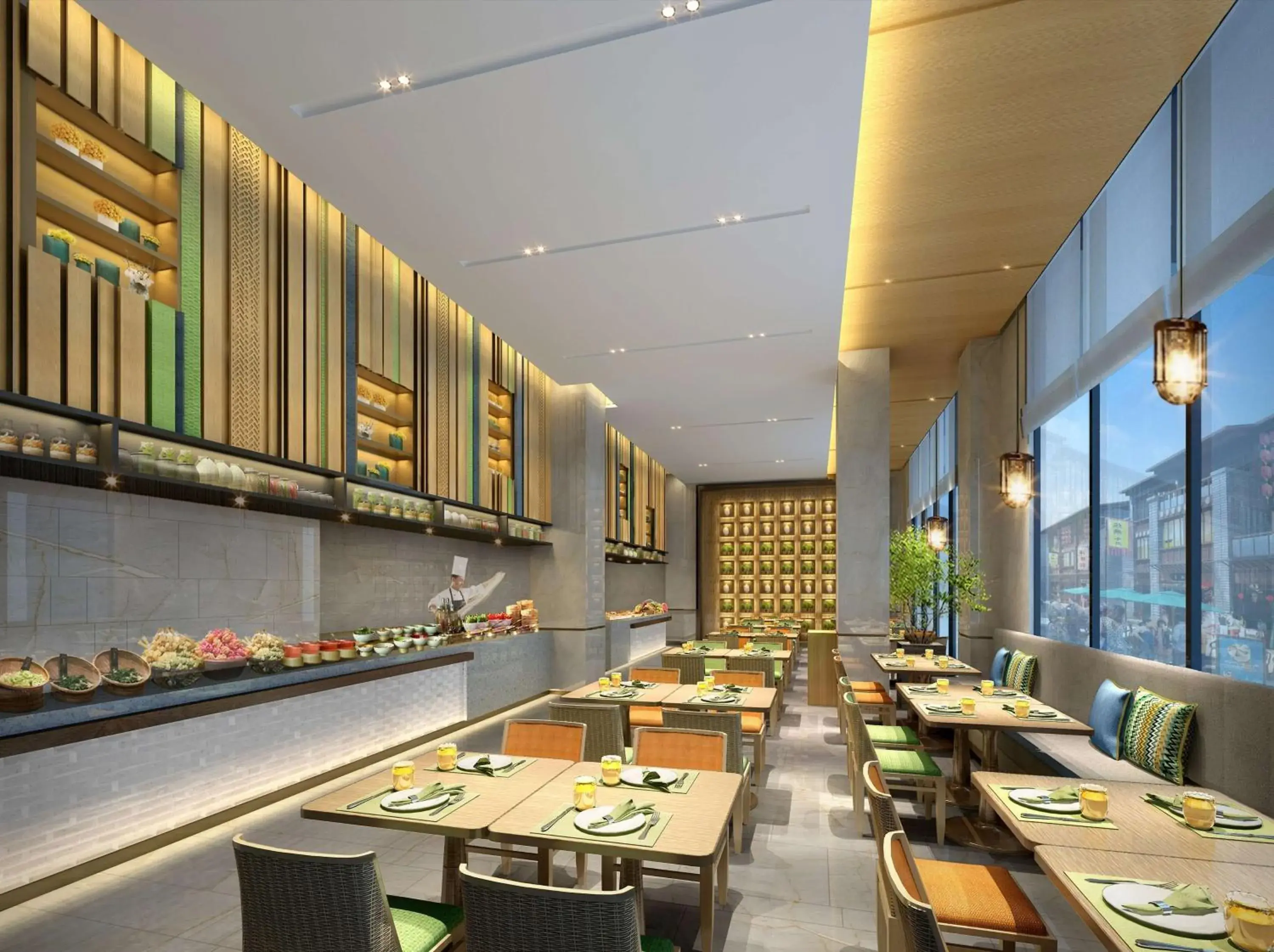 Restaurant/places to eat in Hilton Garden Inn Nujiang Restaurant/places to eat in Hilton Garden Inn Nujiang