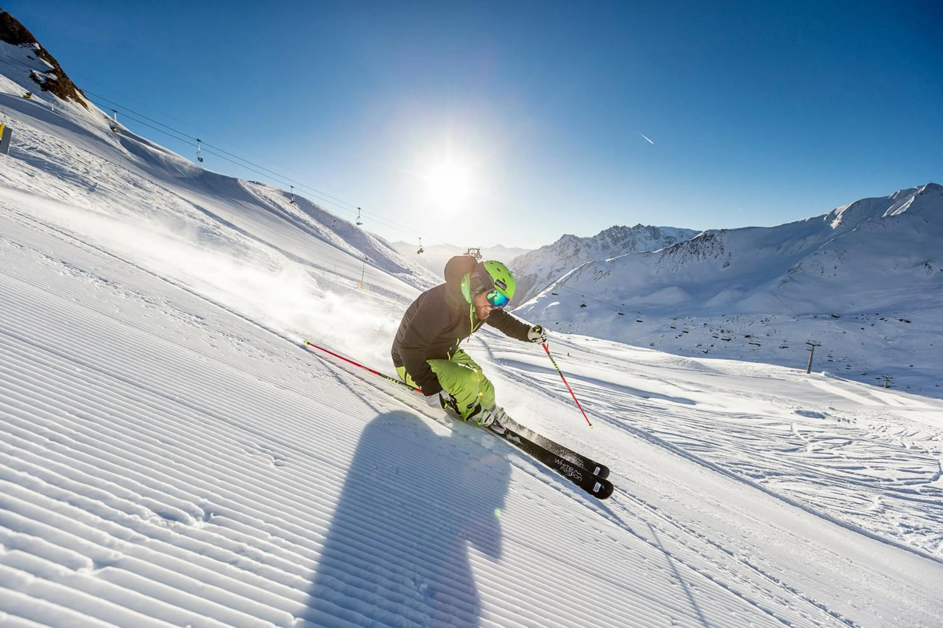 Skiing in Panorama Samnaun