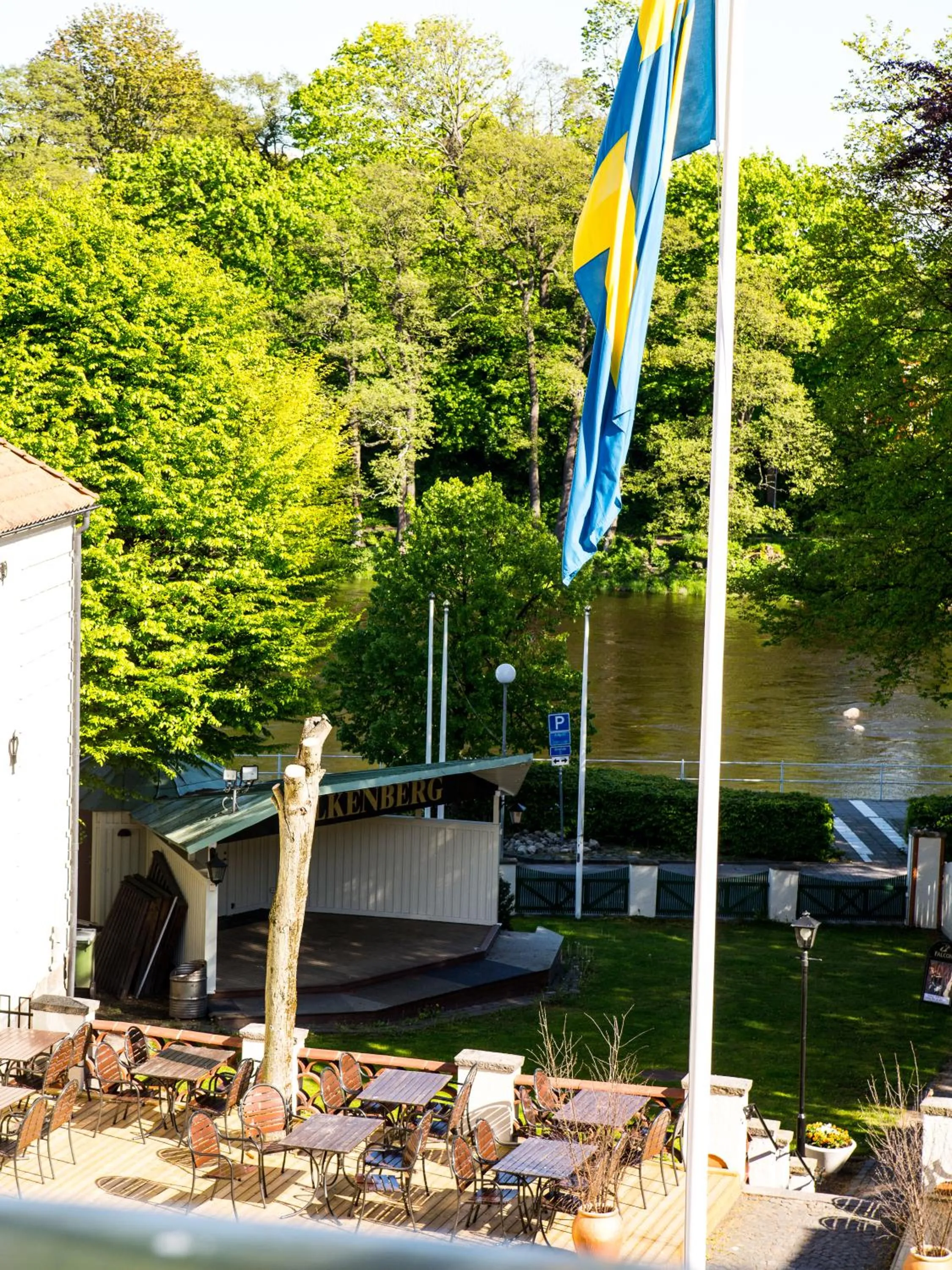 Garden in Värdshuset Hwitan