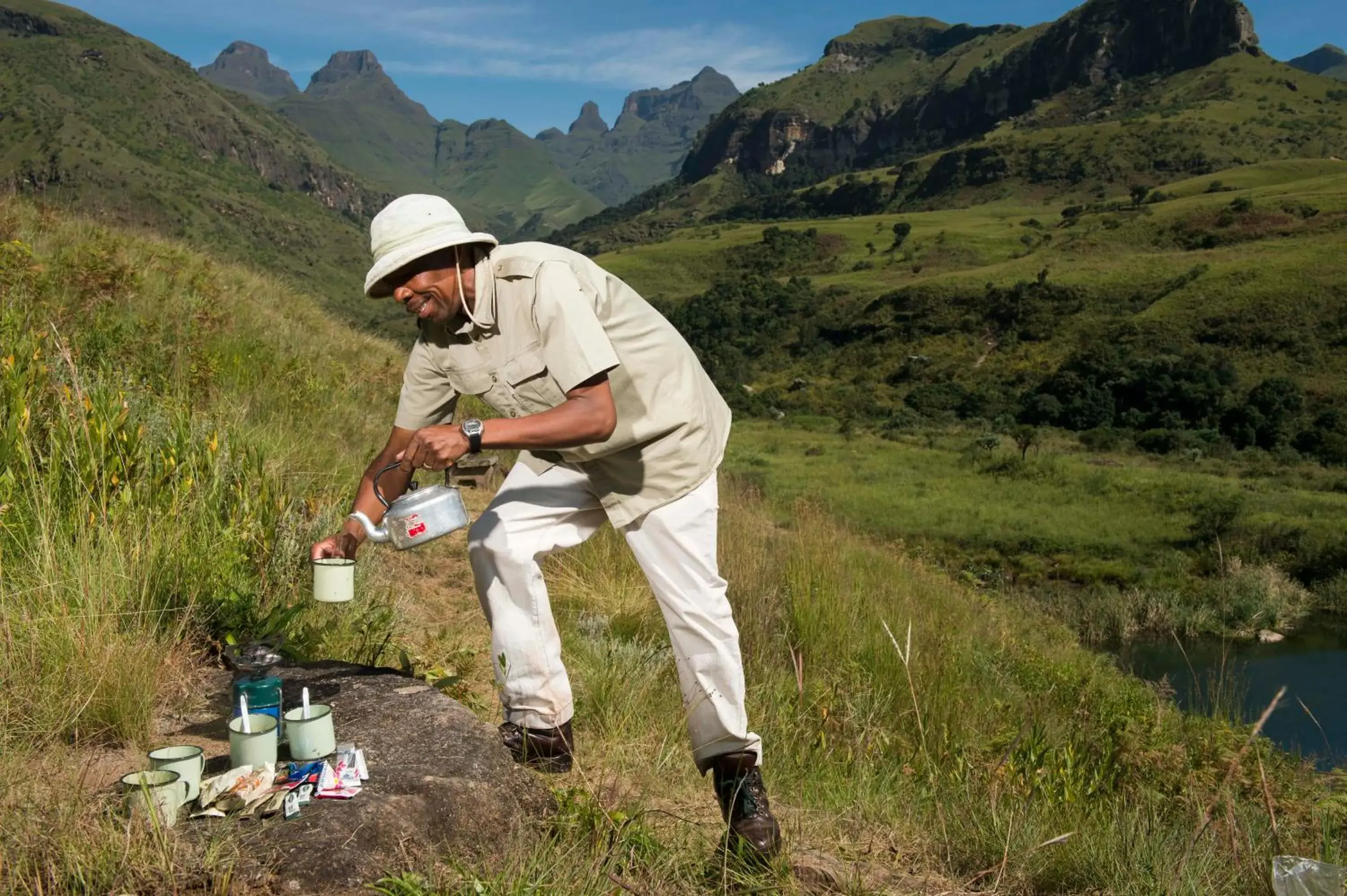 Mountain view in Cathedral Peak Hotel Mountain view in Cathedral Peak Hotel