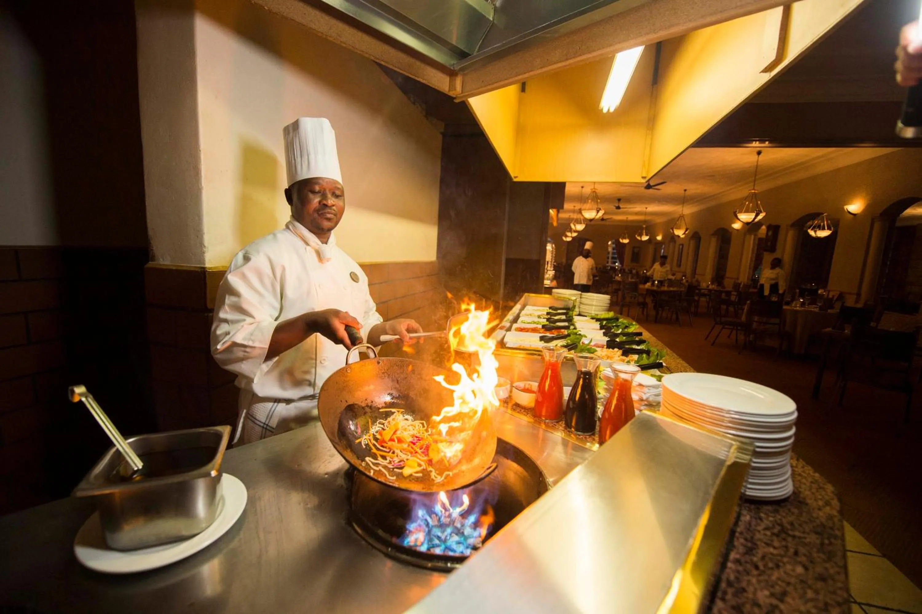 Food and drinks in Cathedral Peak Hotel