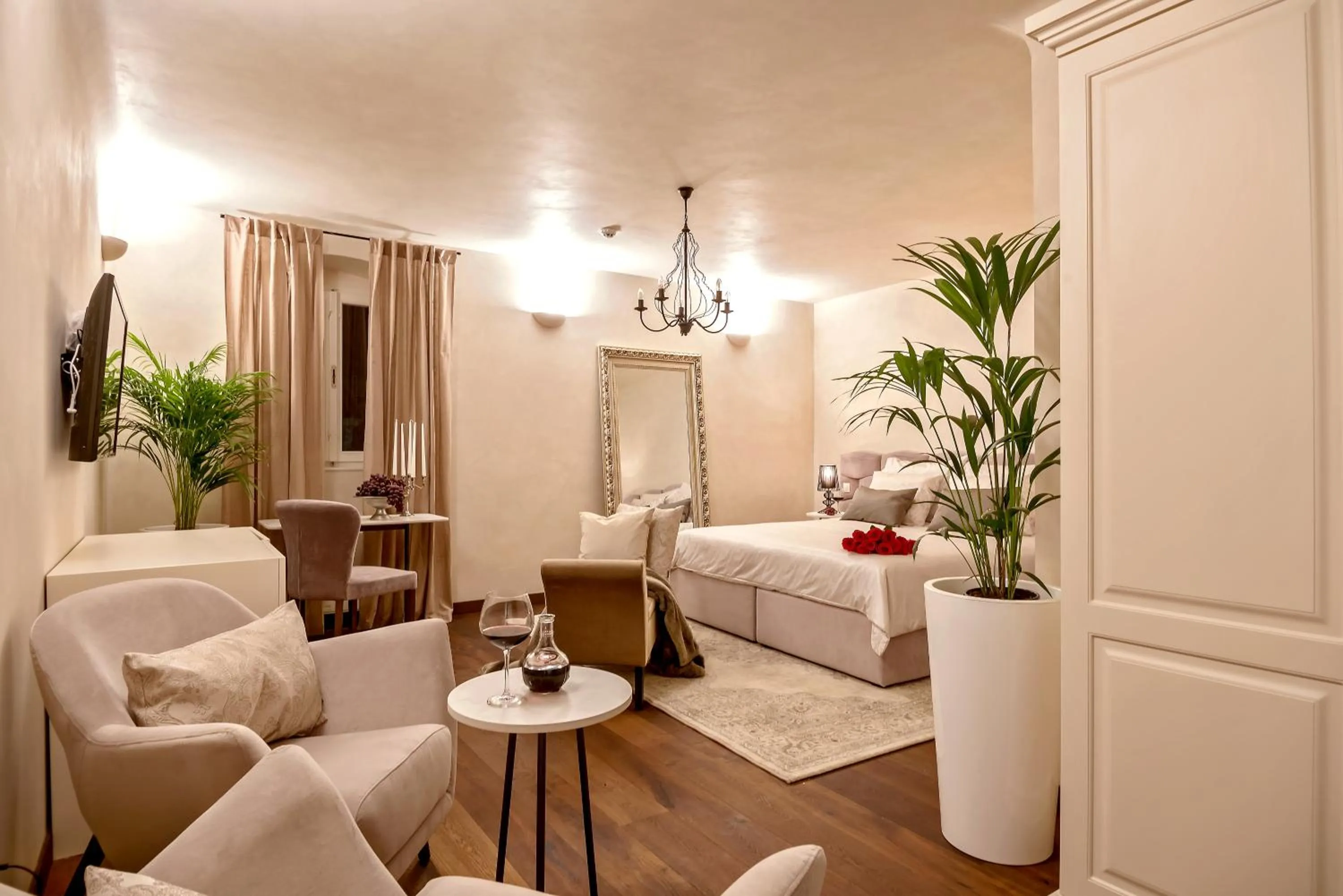 Seating area in Puteus Palace Heritage Hotel