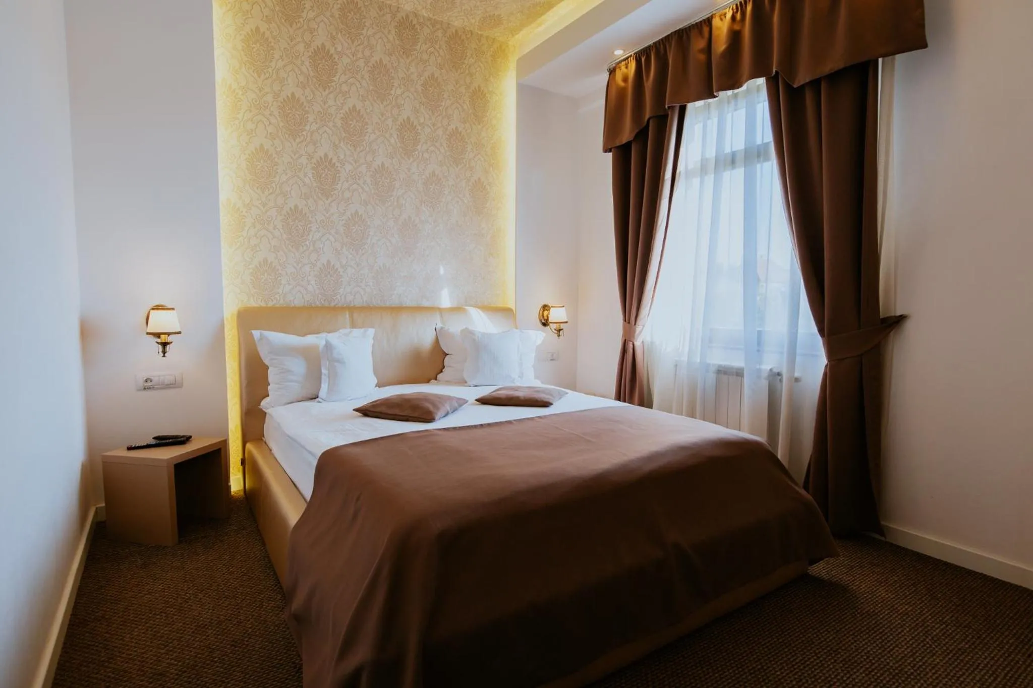 Bed in Hotel Restaurant Park