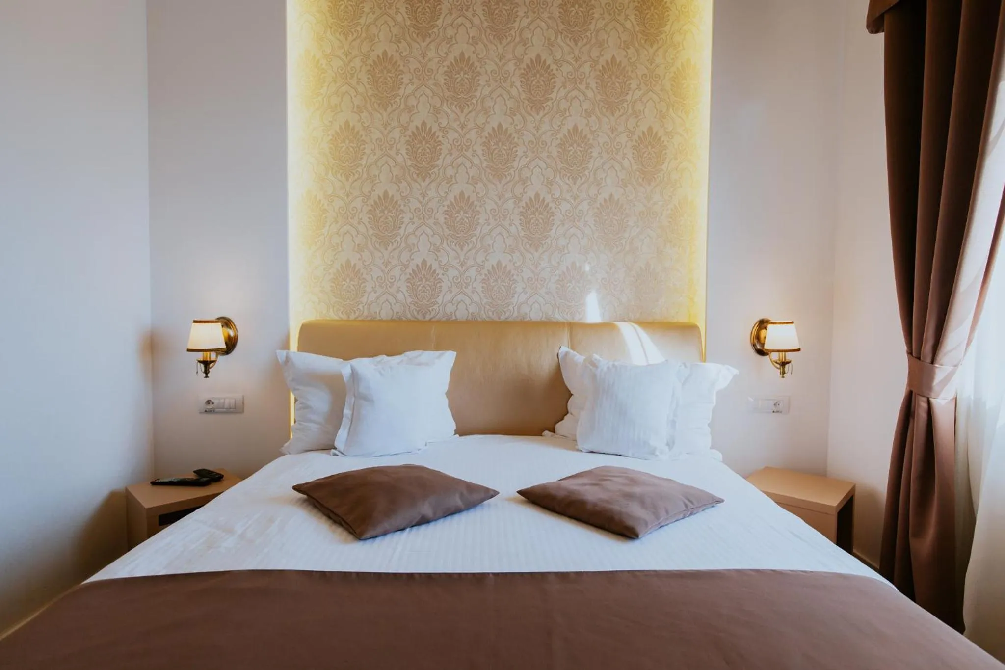 Bed in Hotel Restaurant Park