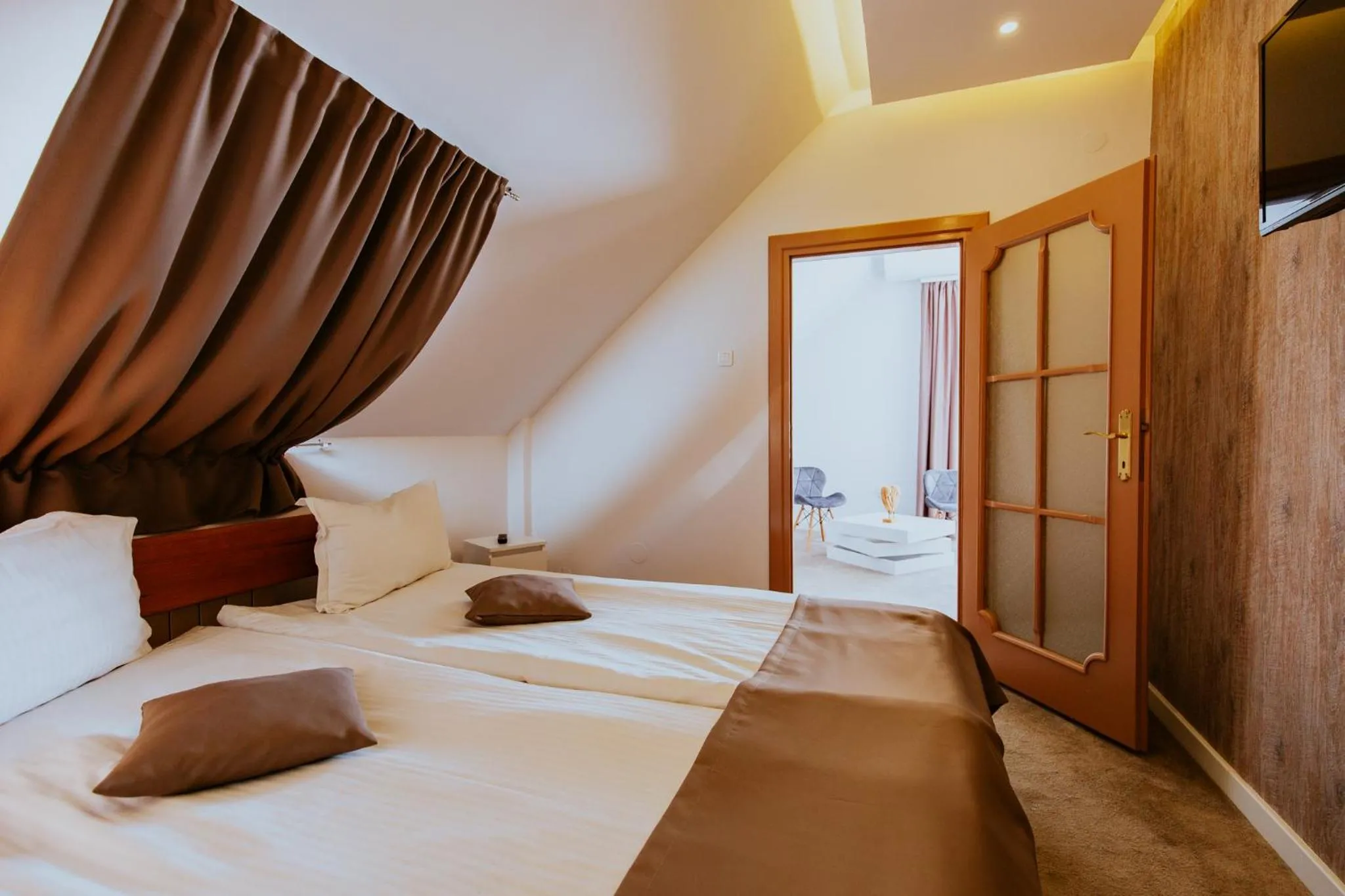 Bed in Hotel Restaurant Park