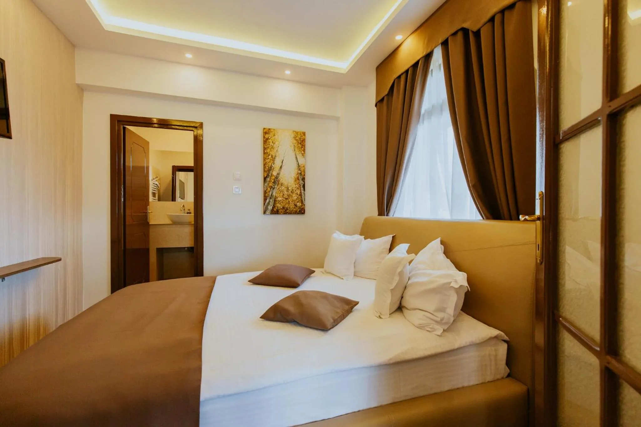 Bed in Hotel Restaurant Park