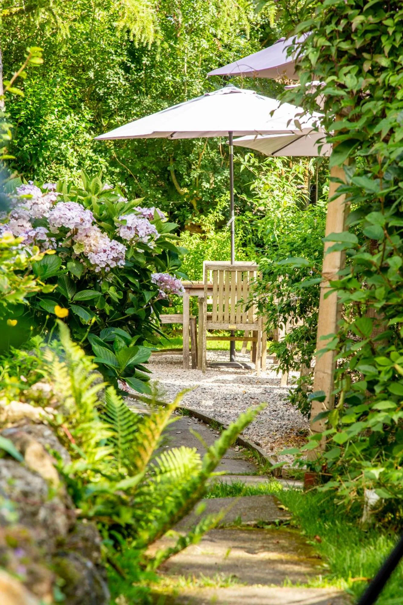Garden in Castle Inn