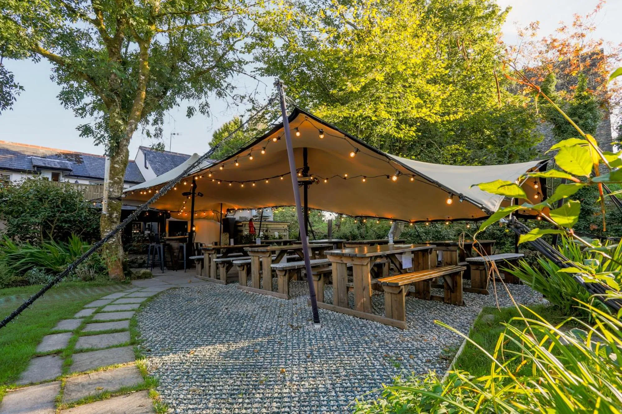 Garden in Castle Inn