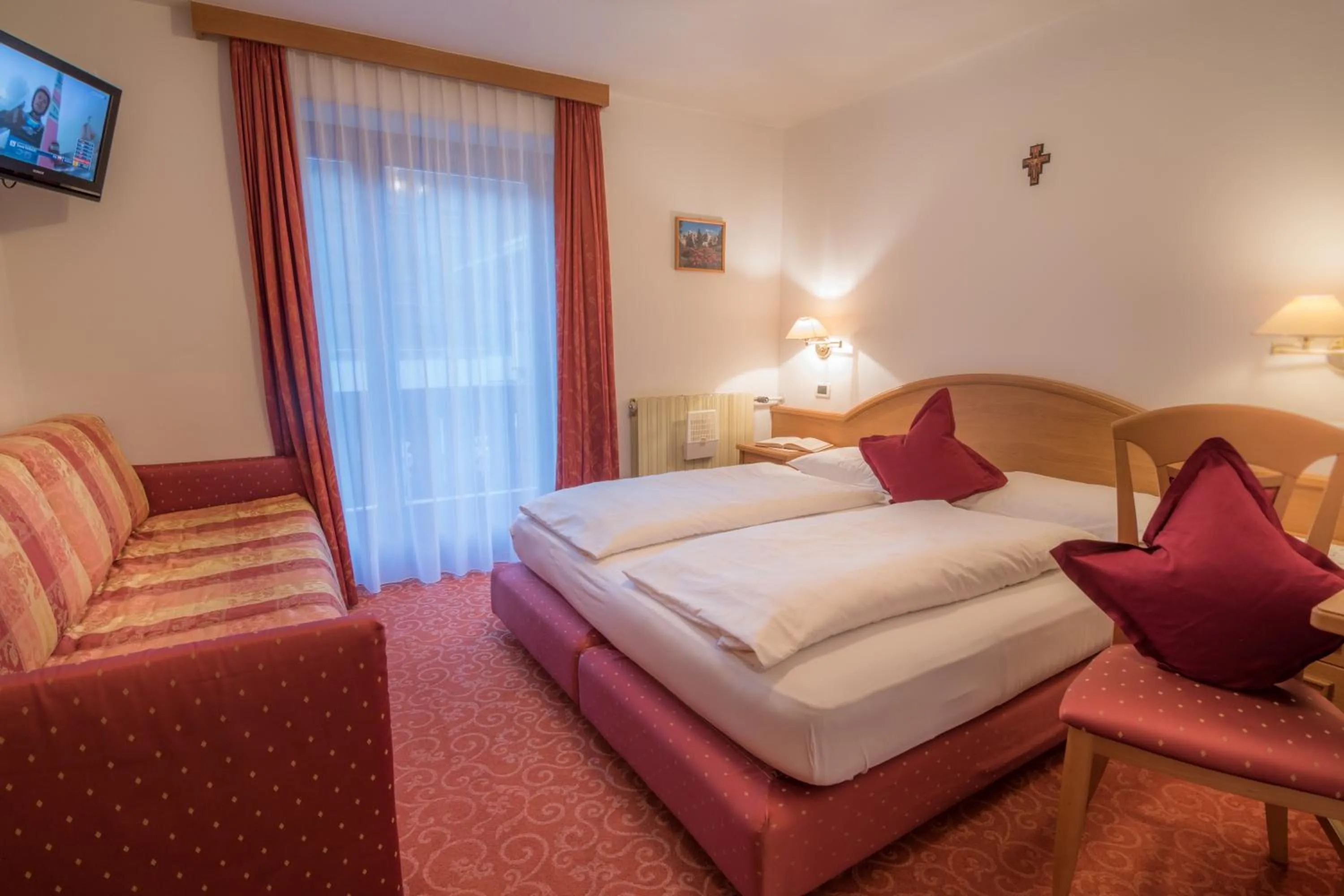 Balcony/Terrace, Bed in Garni La Vara