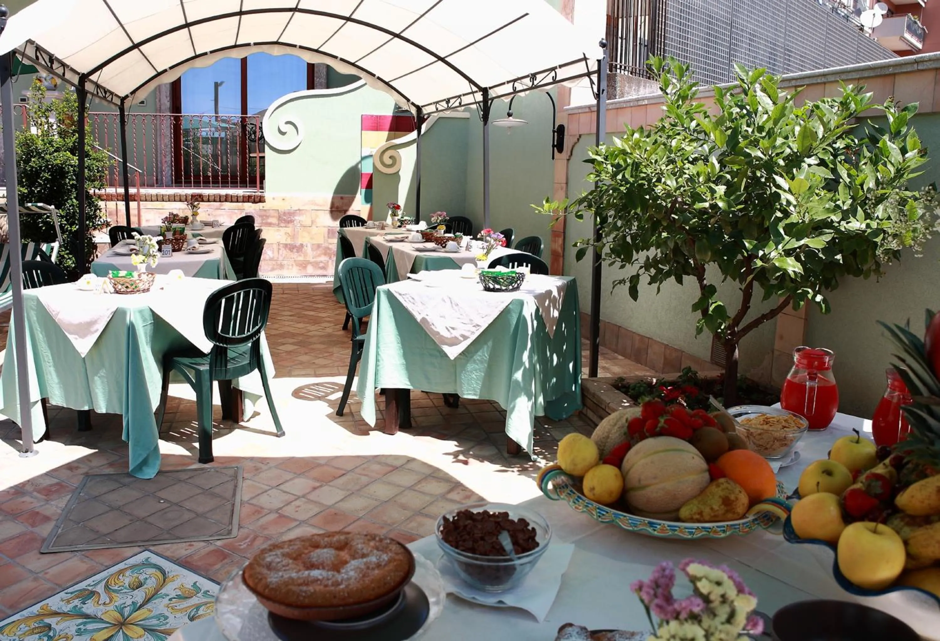 Food close-up in Villa Cristina